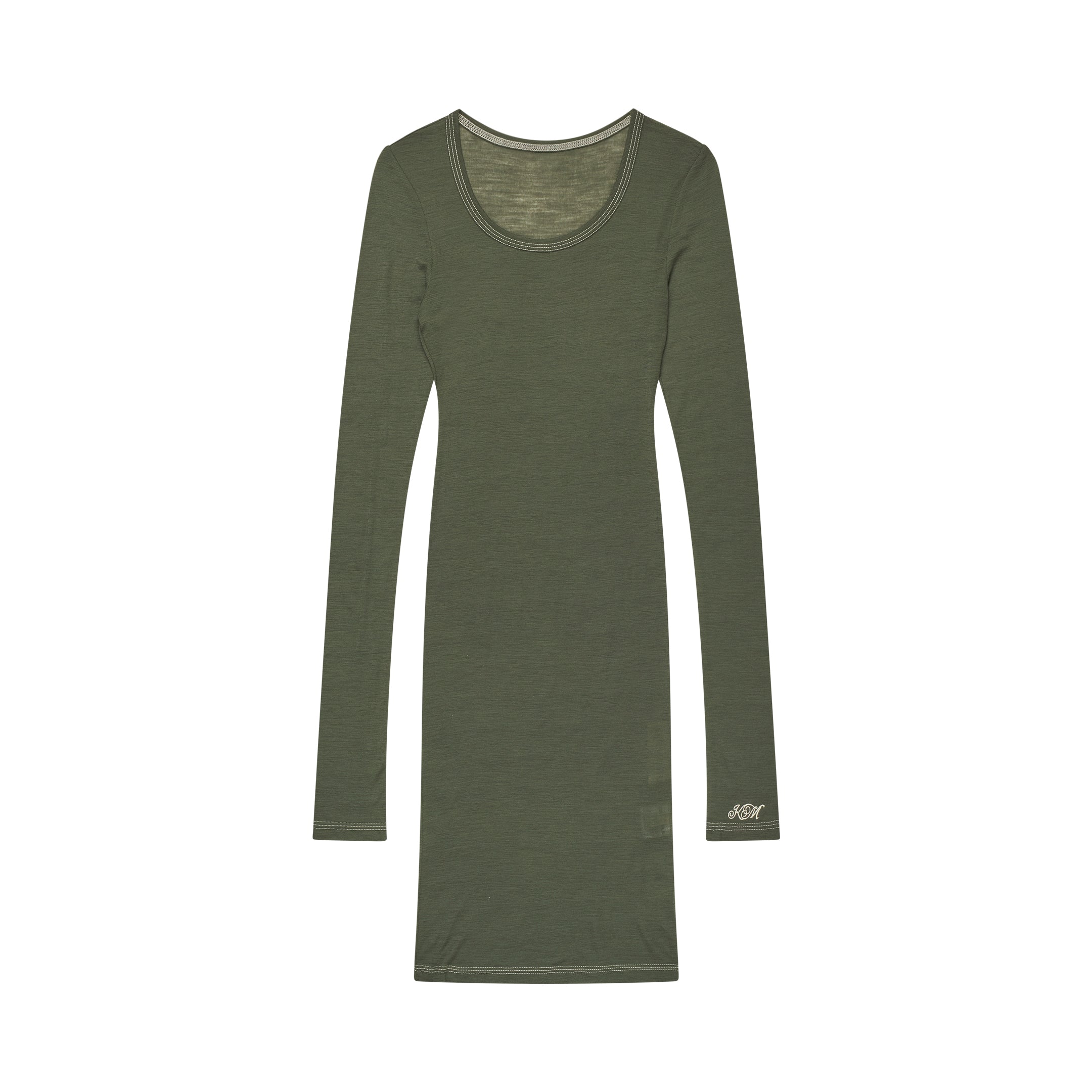 Kernemilk - Evie Dress - Olive Green