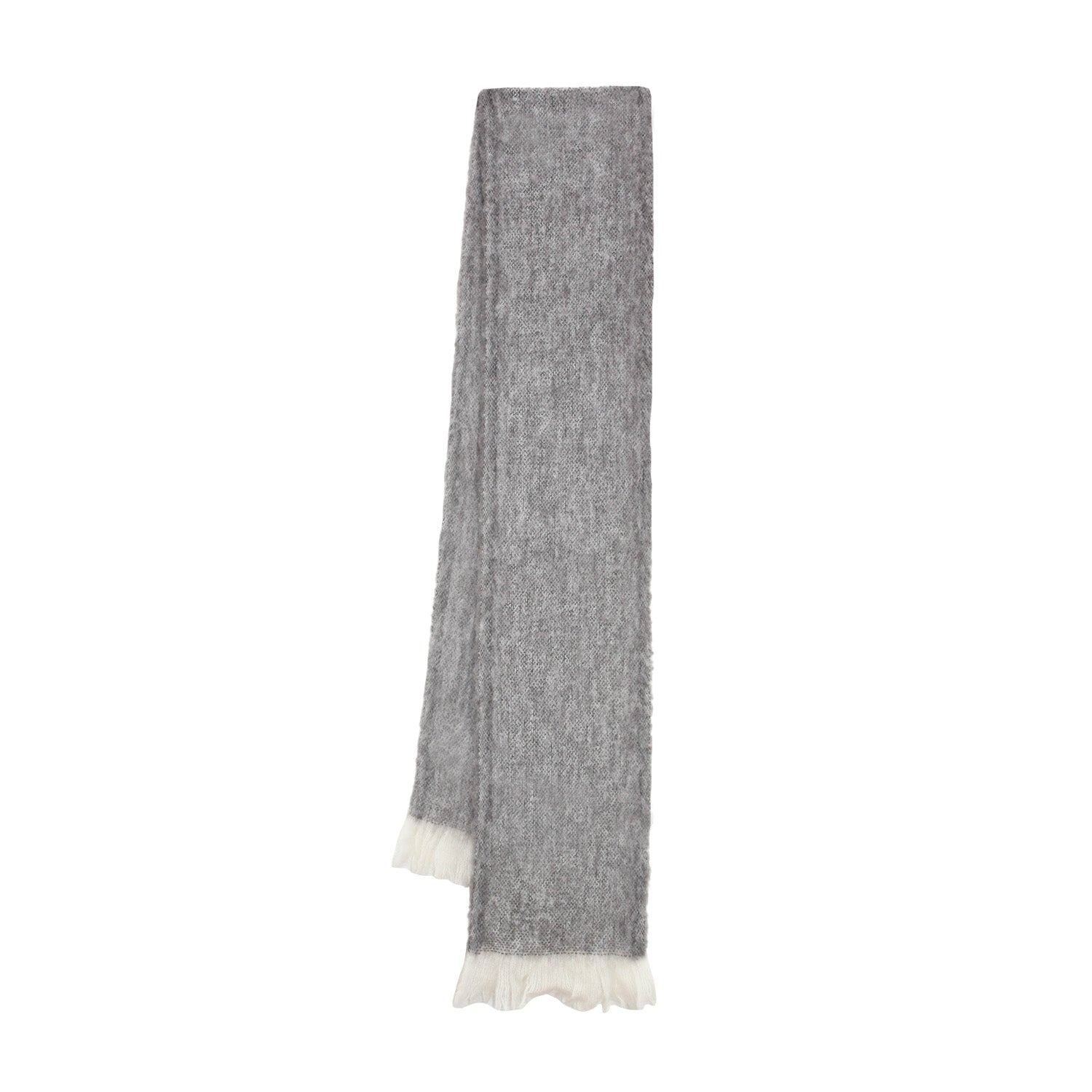 Frisson Knits - Alpaca Scarf - Grey