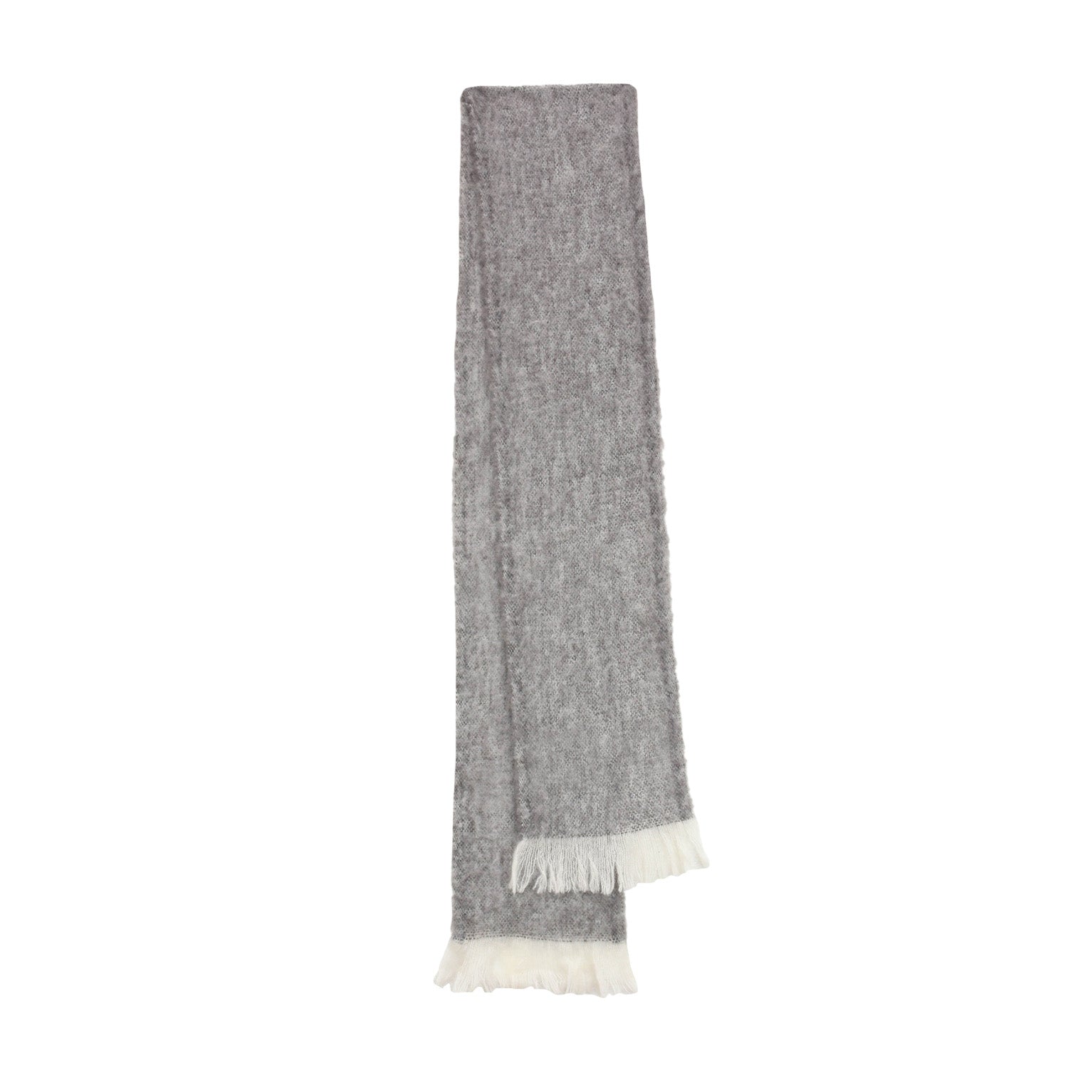 Frisson Knits - Alpaca Scarf - Grey