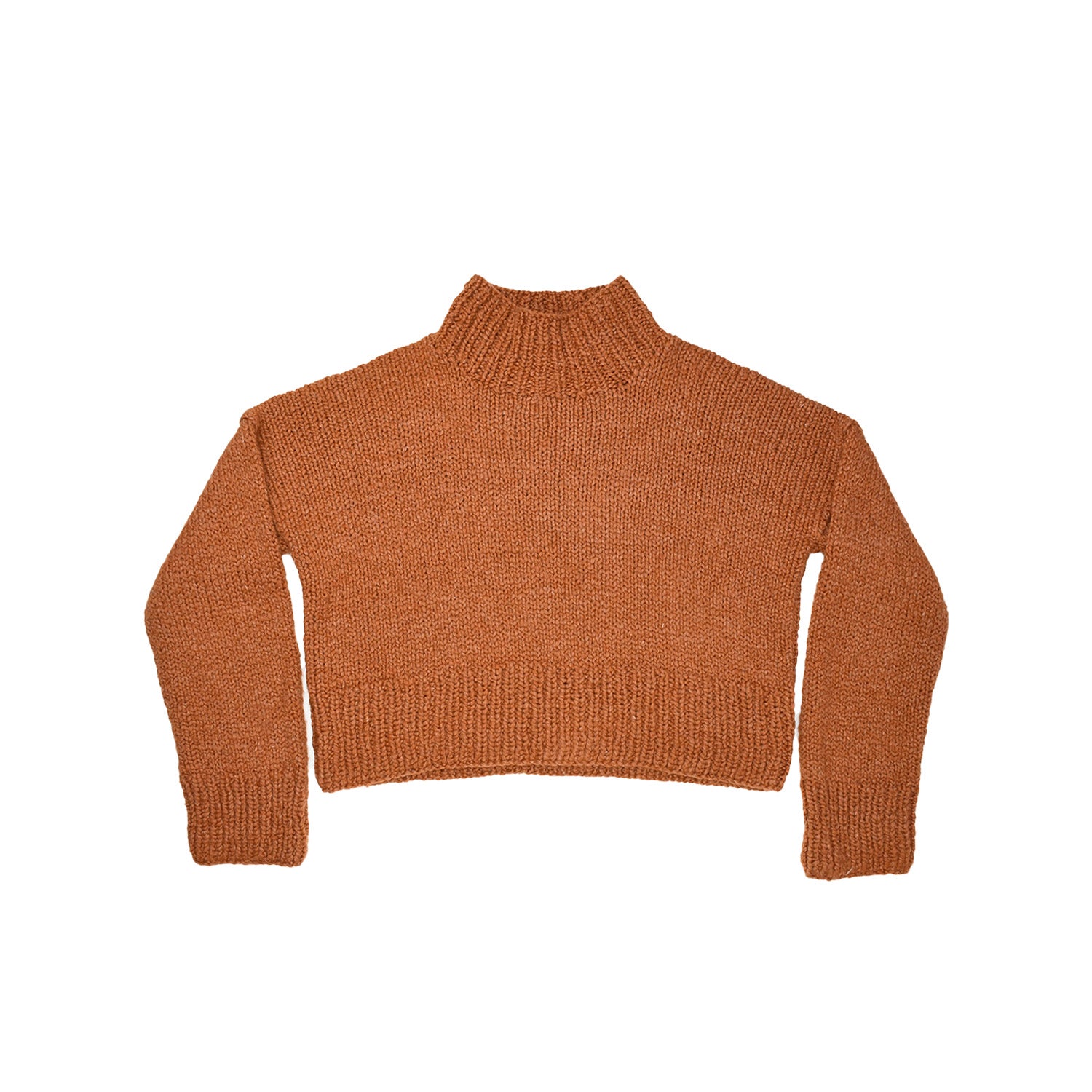 Frisson Knits - Crew Neck - Orange