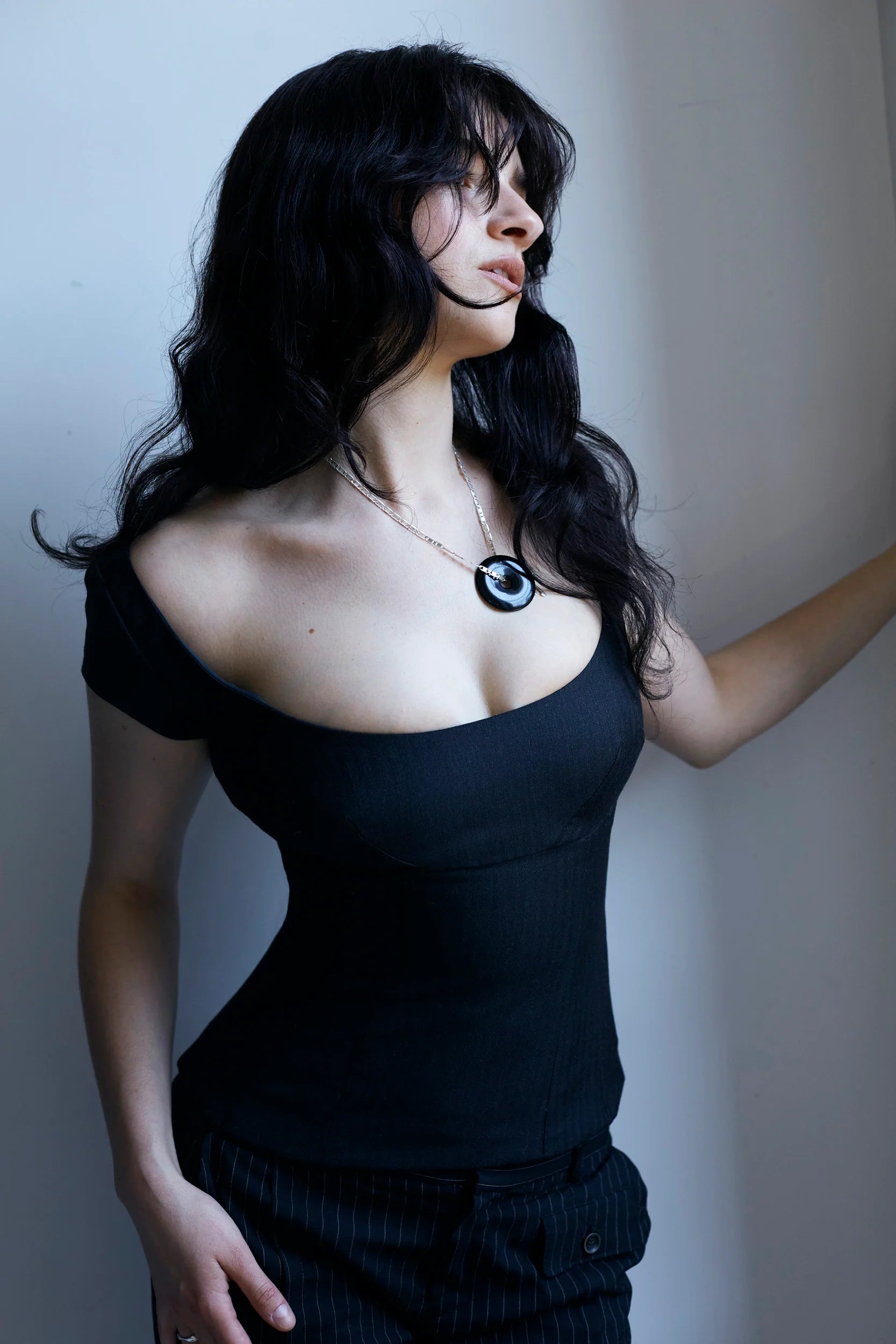 all is a gentle spring - The Full Cup Corselette - Black