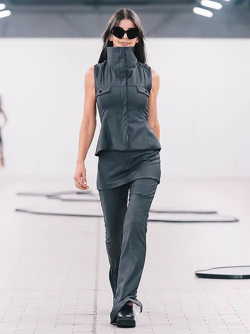 Kahe - Tailored Trouser - Grey