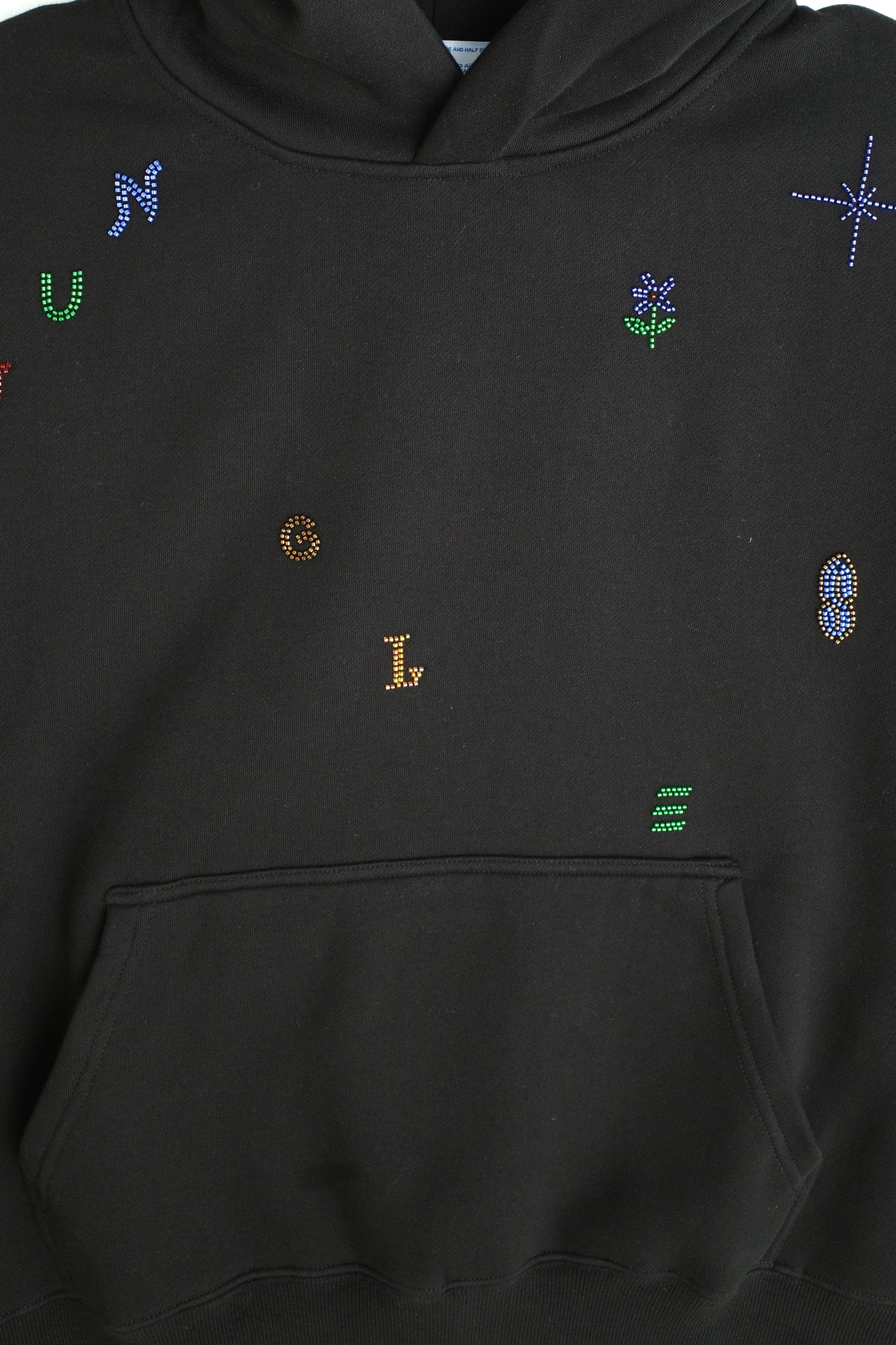 JUNGLES JUNGLES - Letters Beaded Hoodie