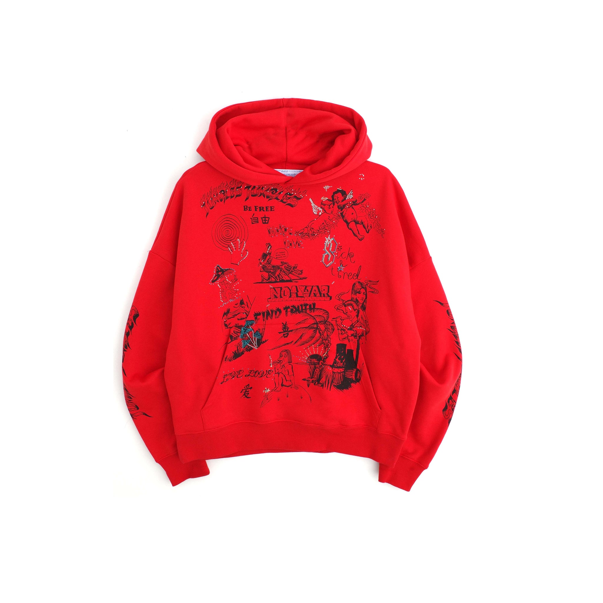 JUNGLES JUNGLES - Find Truth Hoodie - Red