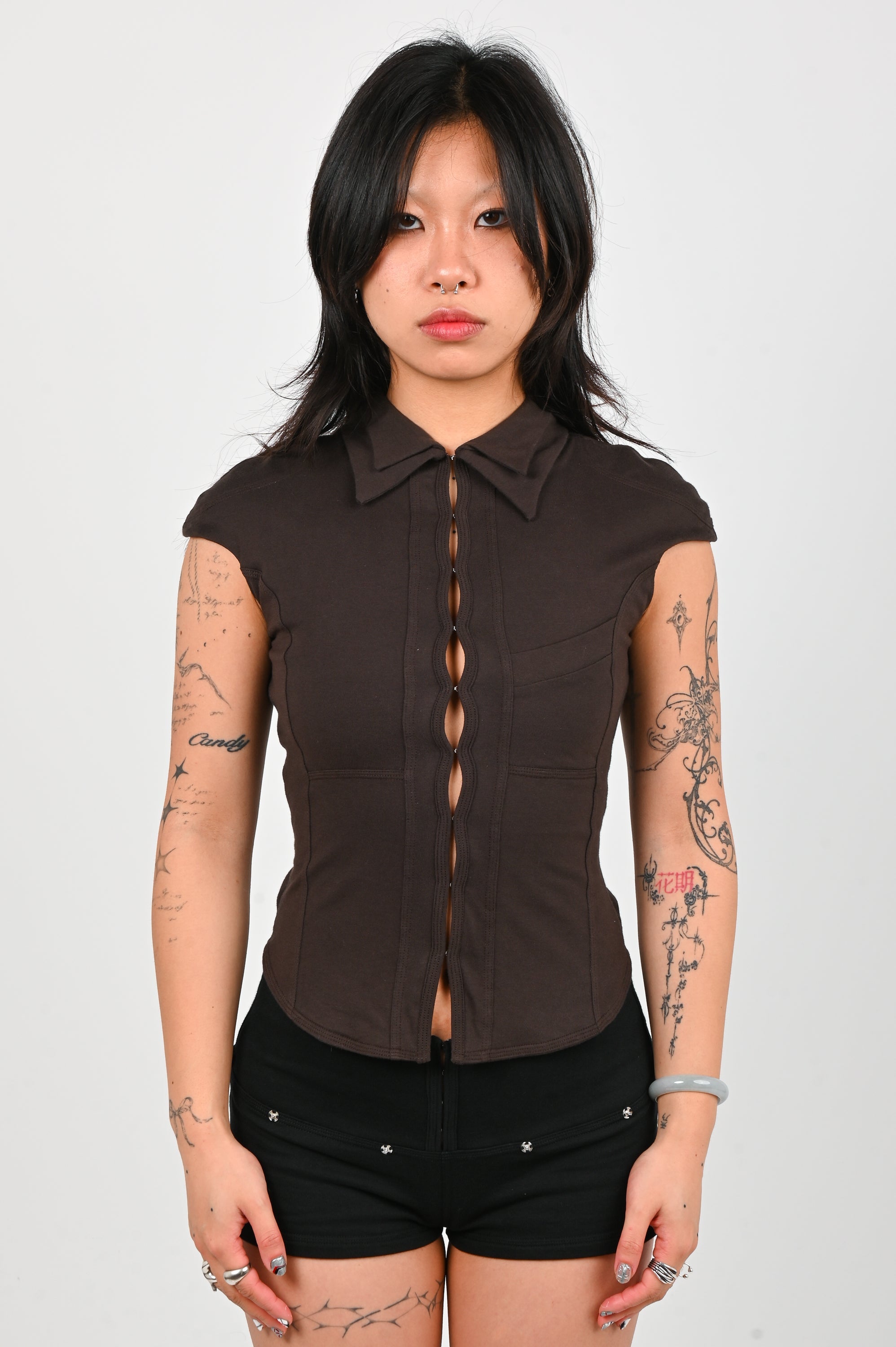 TOILÈ STUDIOS - Armor Short Sleeve - Coffee