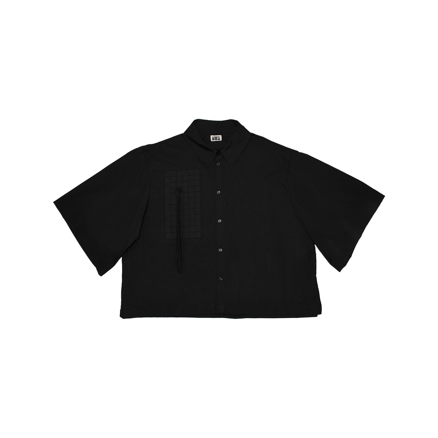 Iti Clothes - The Grid (Cropped) - Black