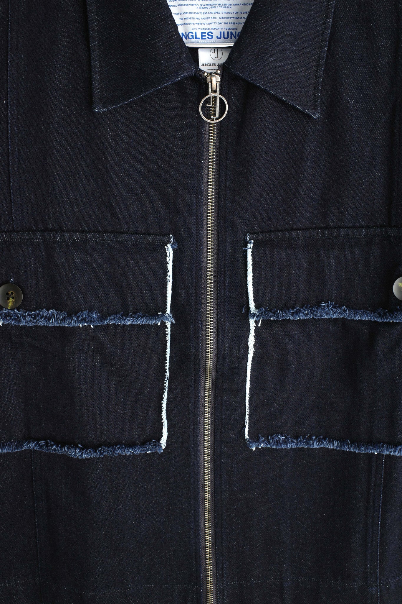 JUNGLES JUNGLES - Denim Trucker Jacket - Blue