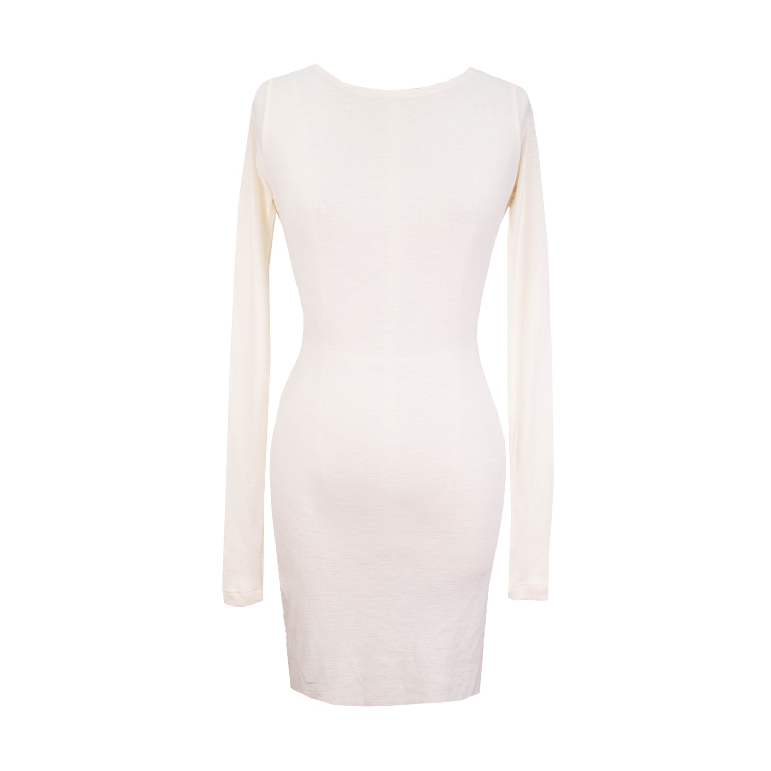 KAHE - Fatale Long Sleeve Midi Dress - White