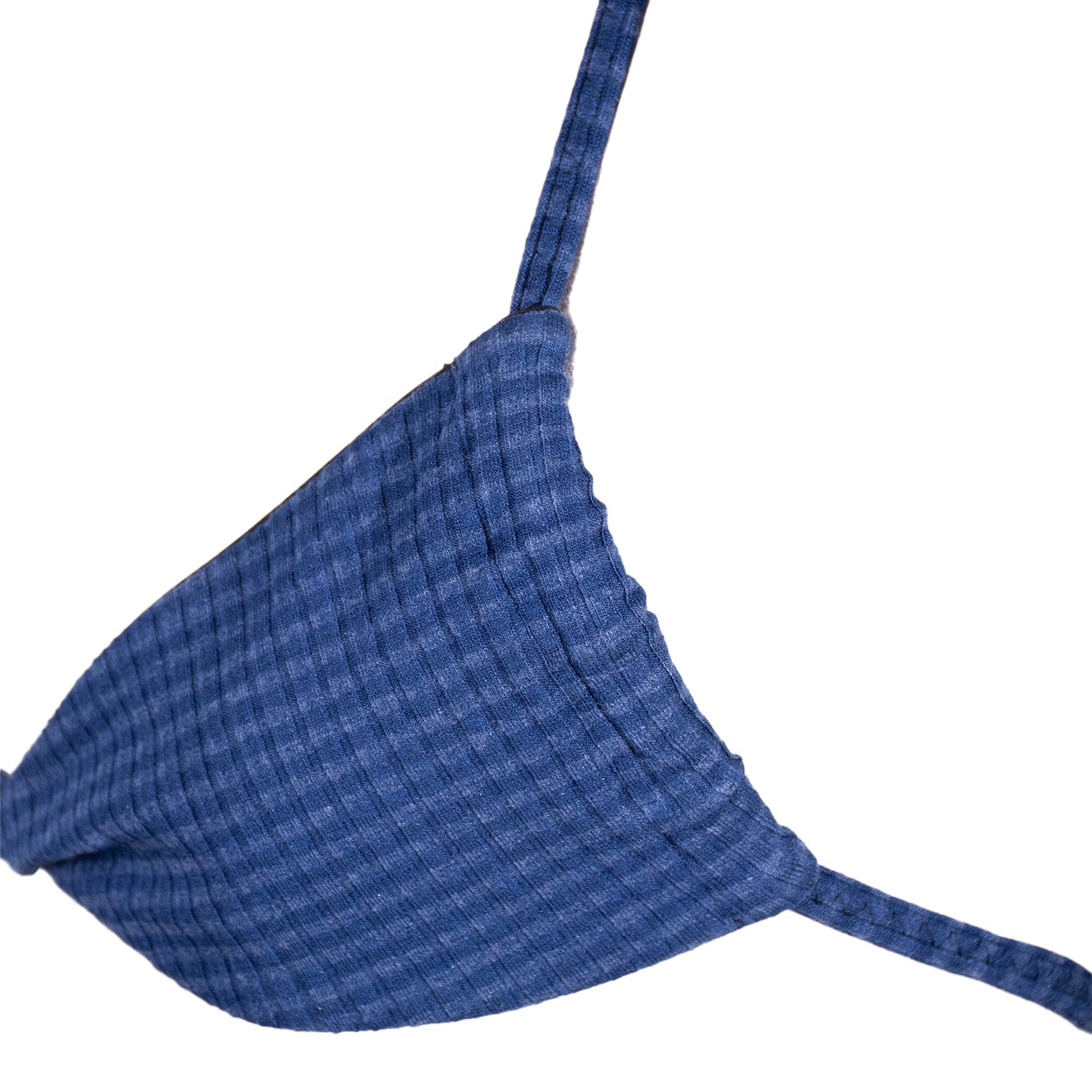 KAHE - The KAHE Bikini Top - Blue/Blue Stripe