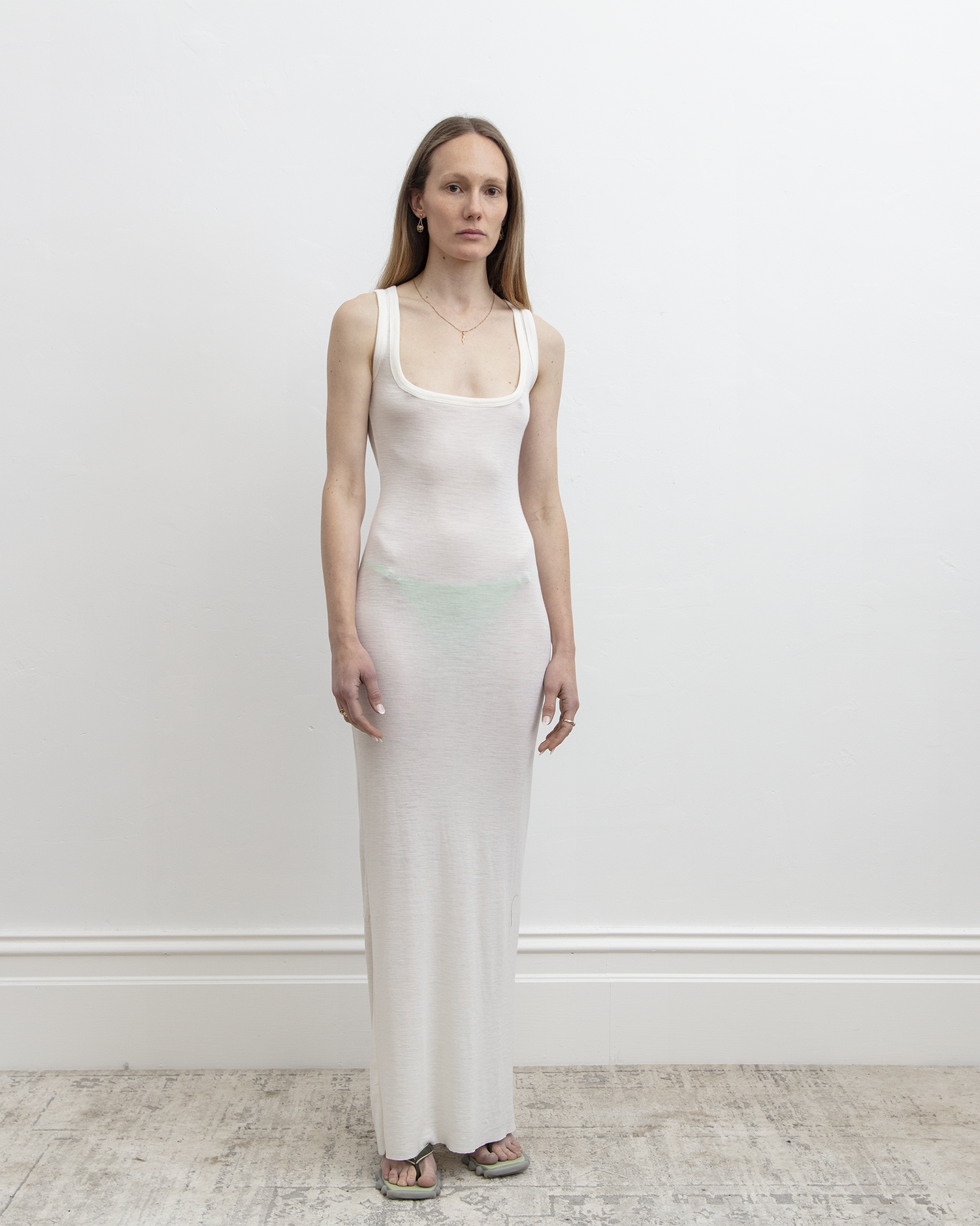 KAHE - Fatale Long Dress - White