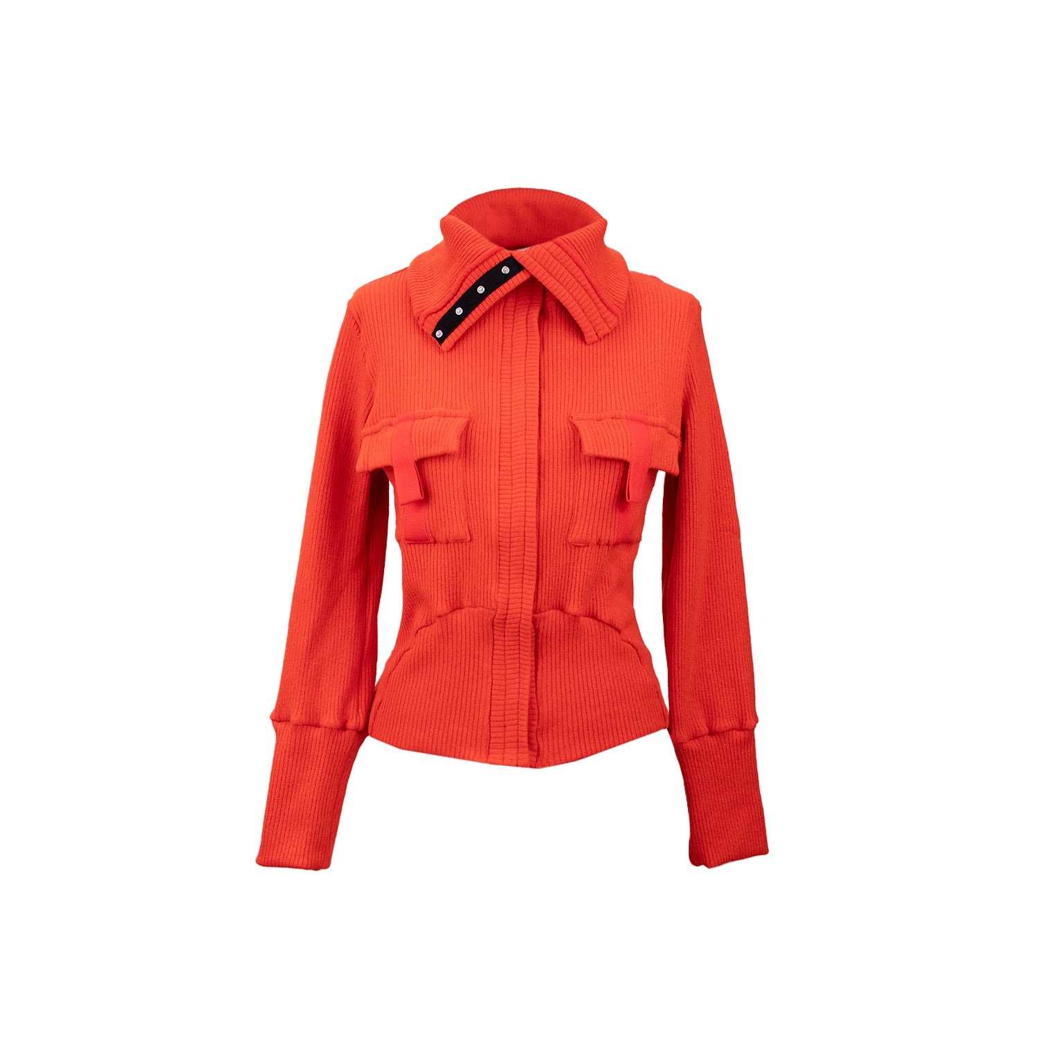 L.H - Cargo Cardigan - Orange