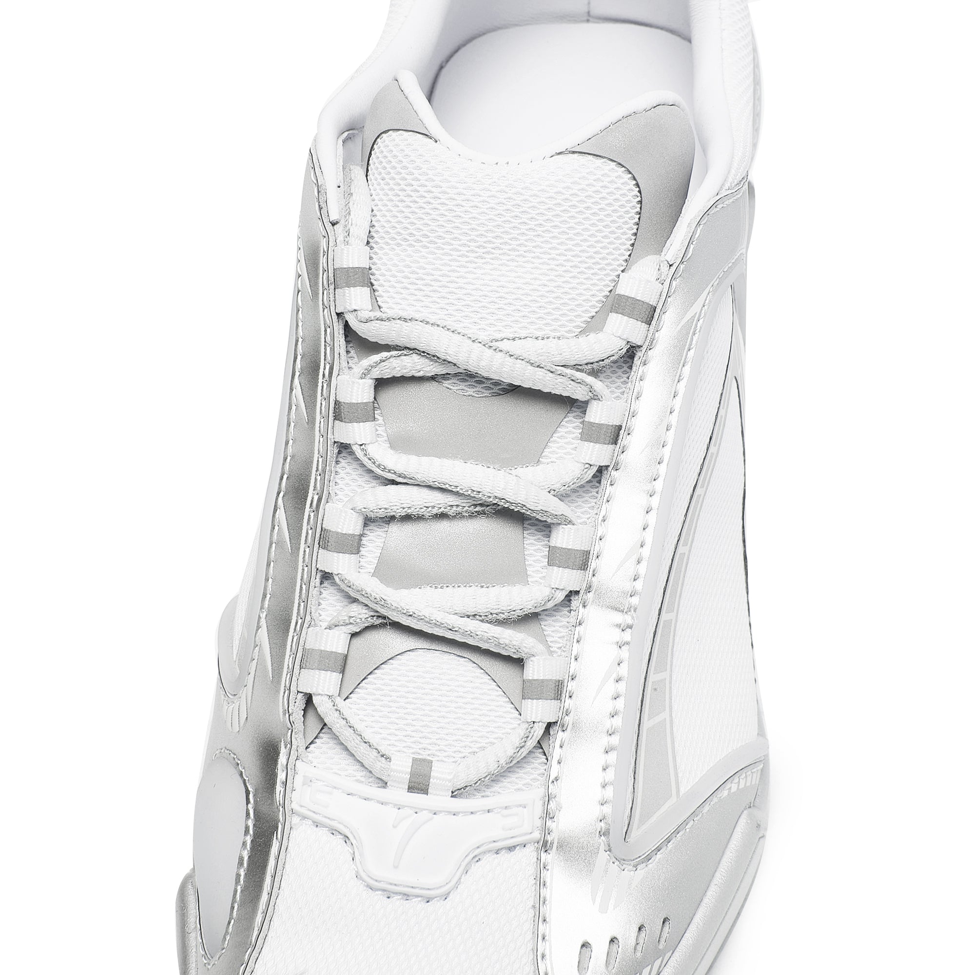 EMPTY BEHAVIOUR - Interstellar High Heel Sneaker - White/Silver