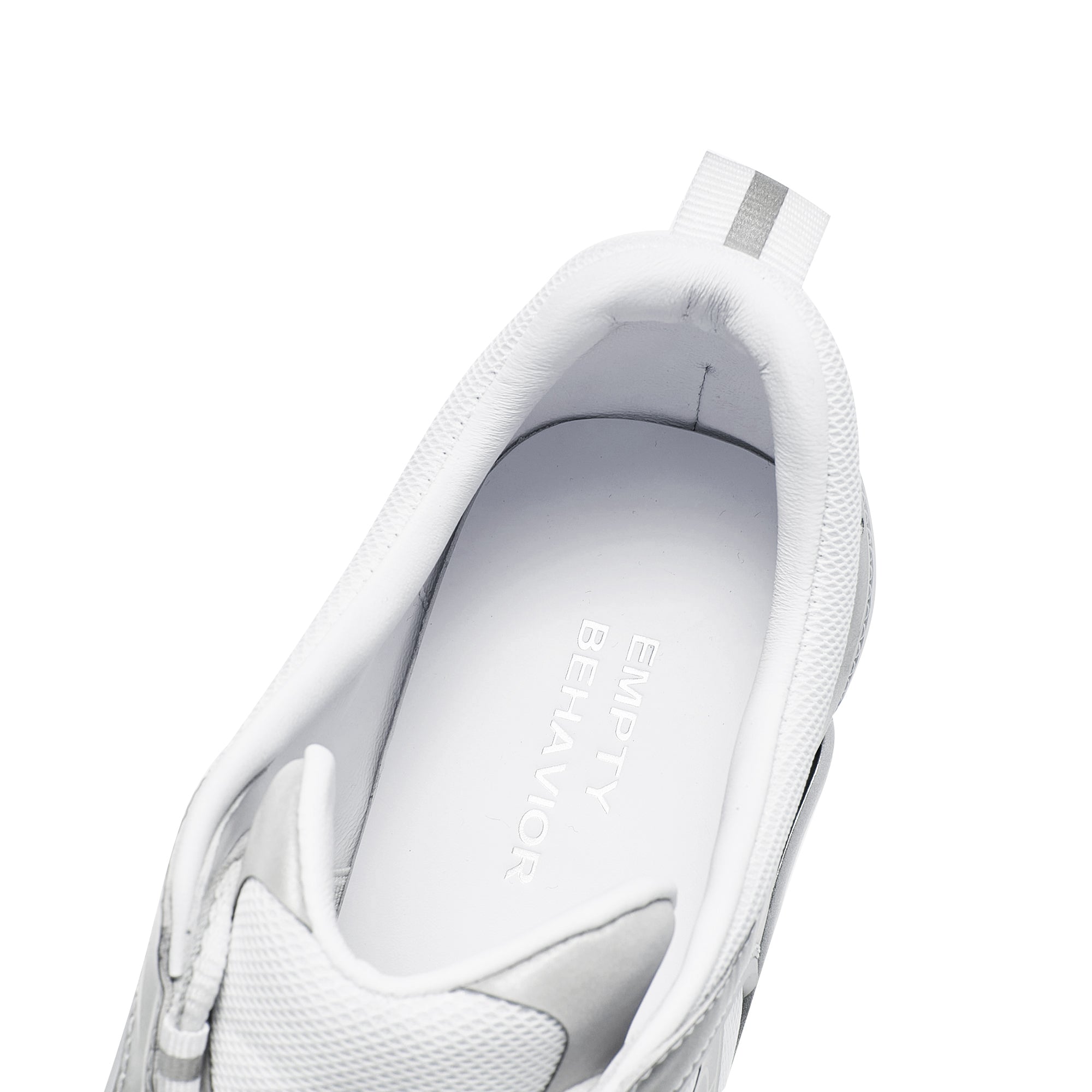 EMPTY BEHAVIOUR - Interstellar High Heel Sneaker - White/Silver