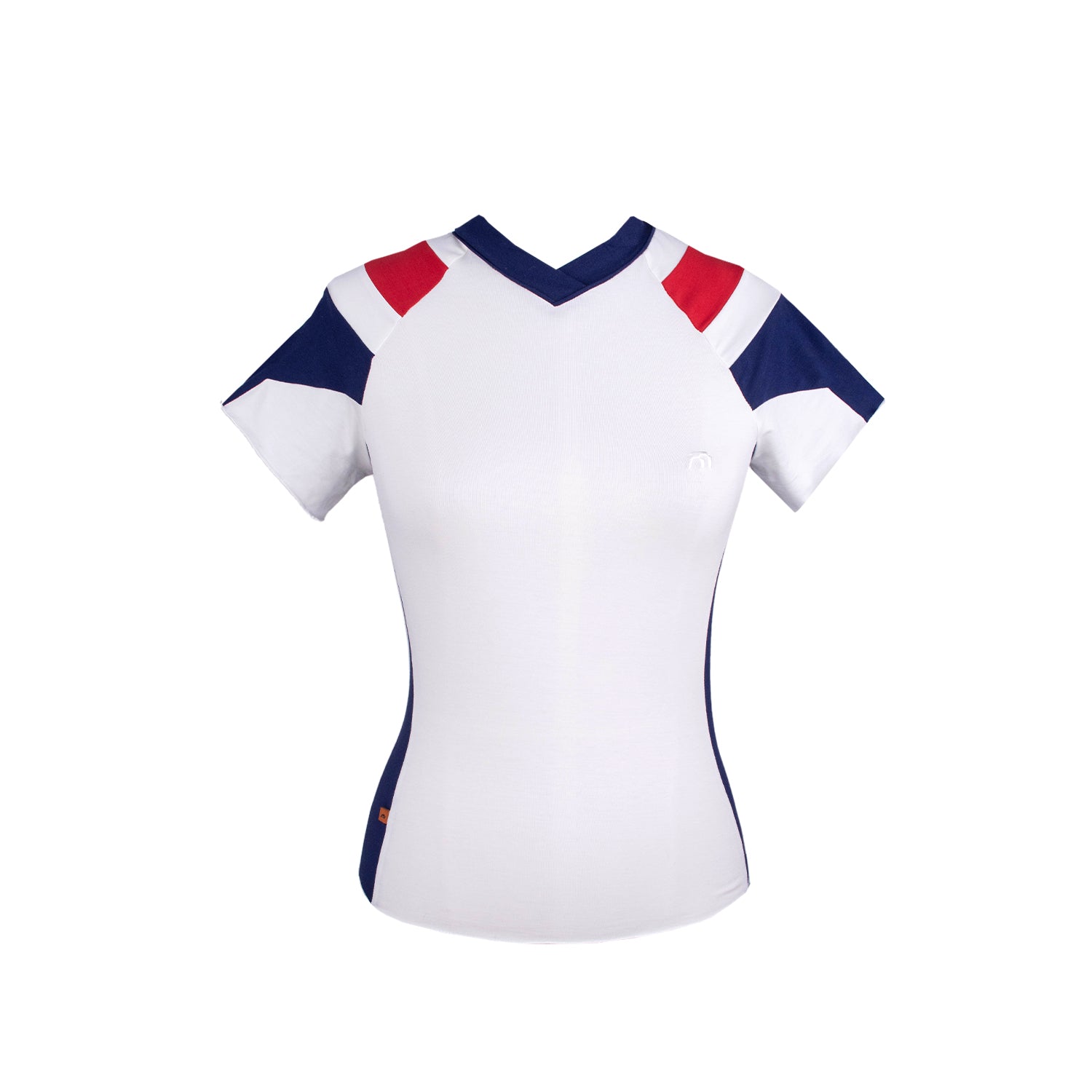 Miaou - Mel Tee - White/Navy/Red