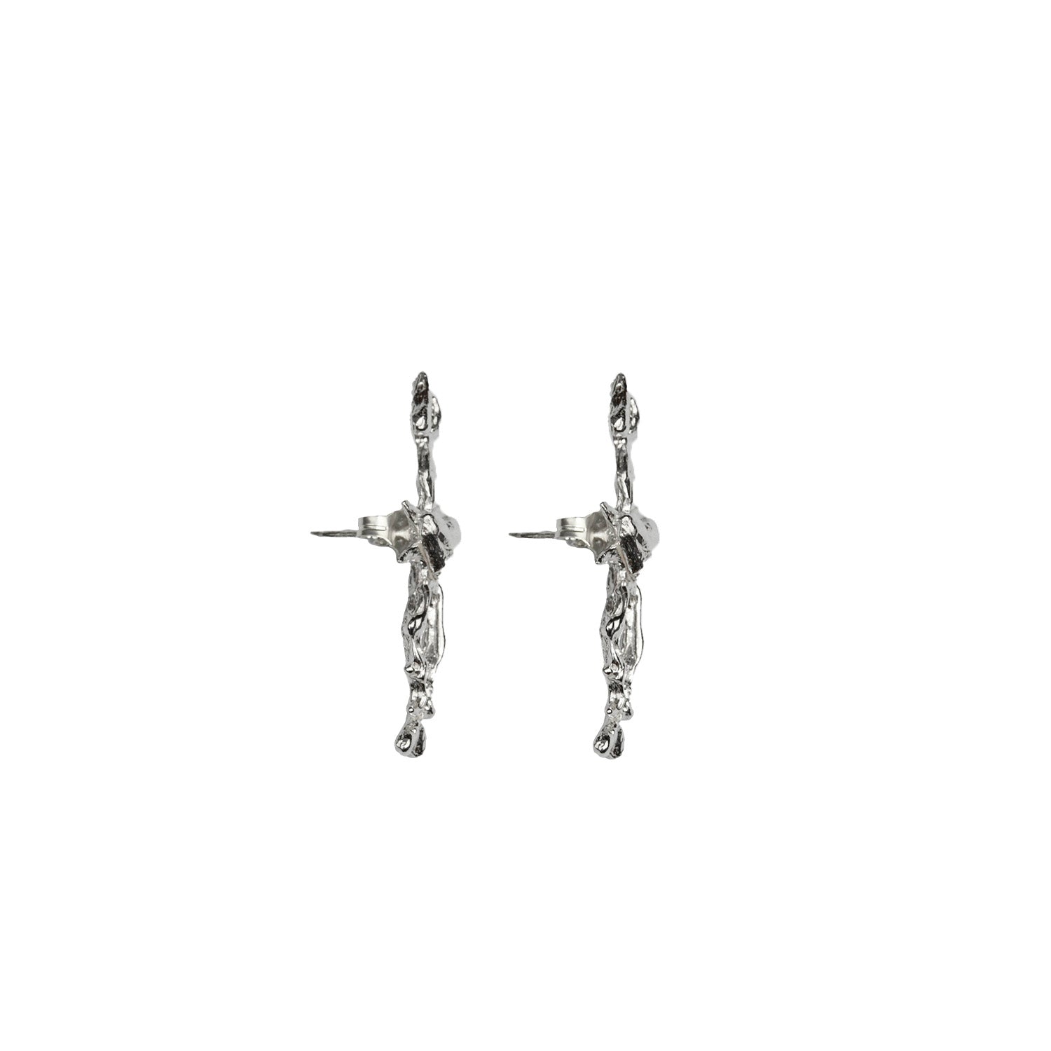 Moira x Mel - Love Shot Earrings - Silver