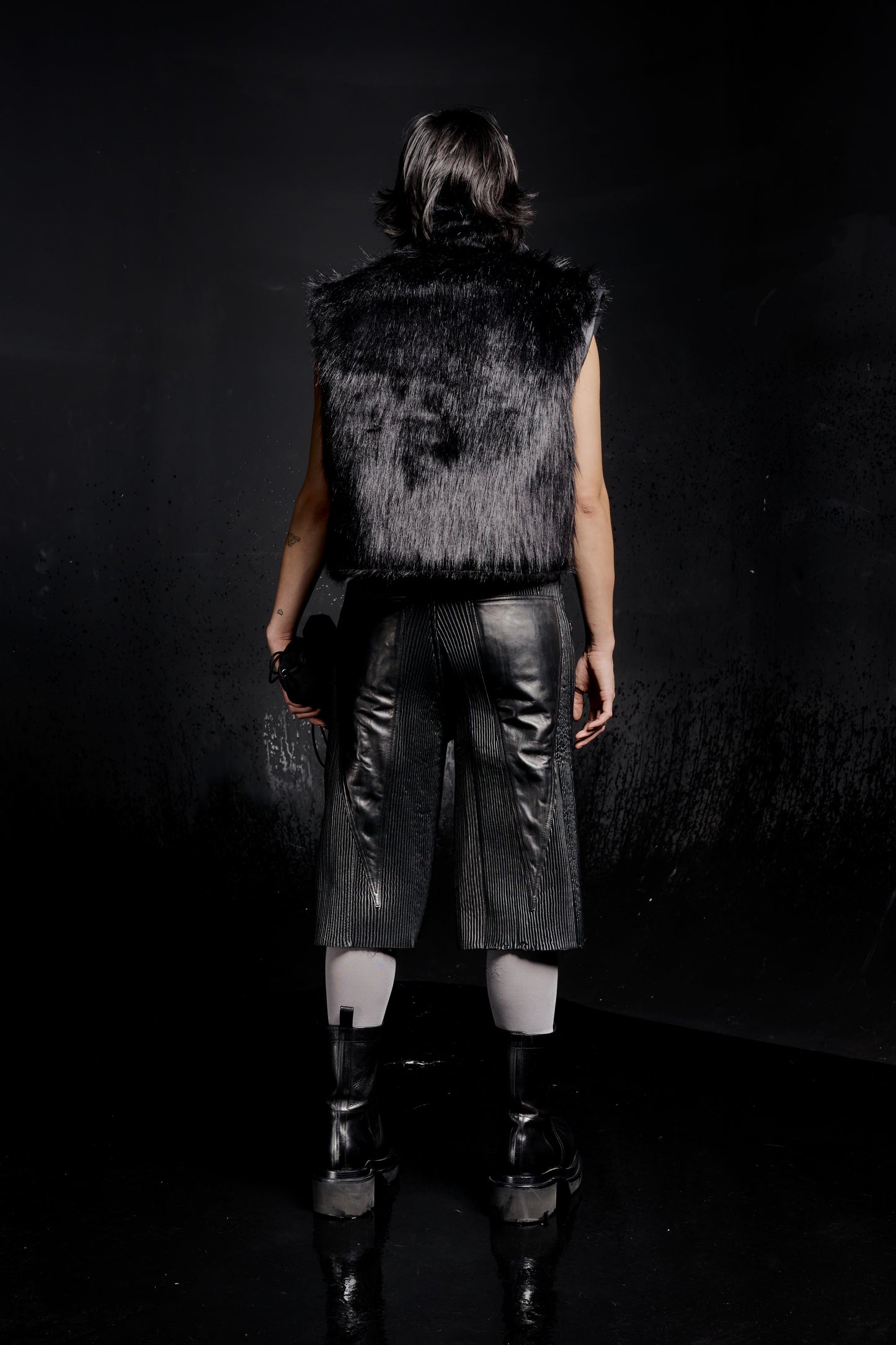 Mercy x Mankind - 'RUH' Fur Jacket - Black