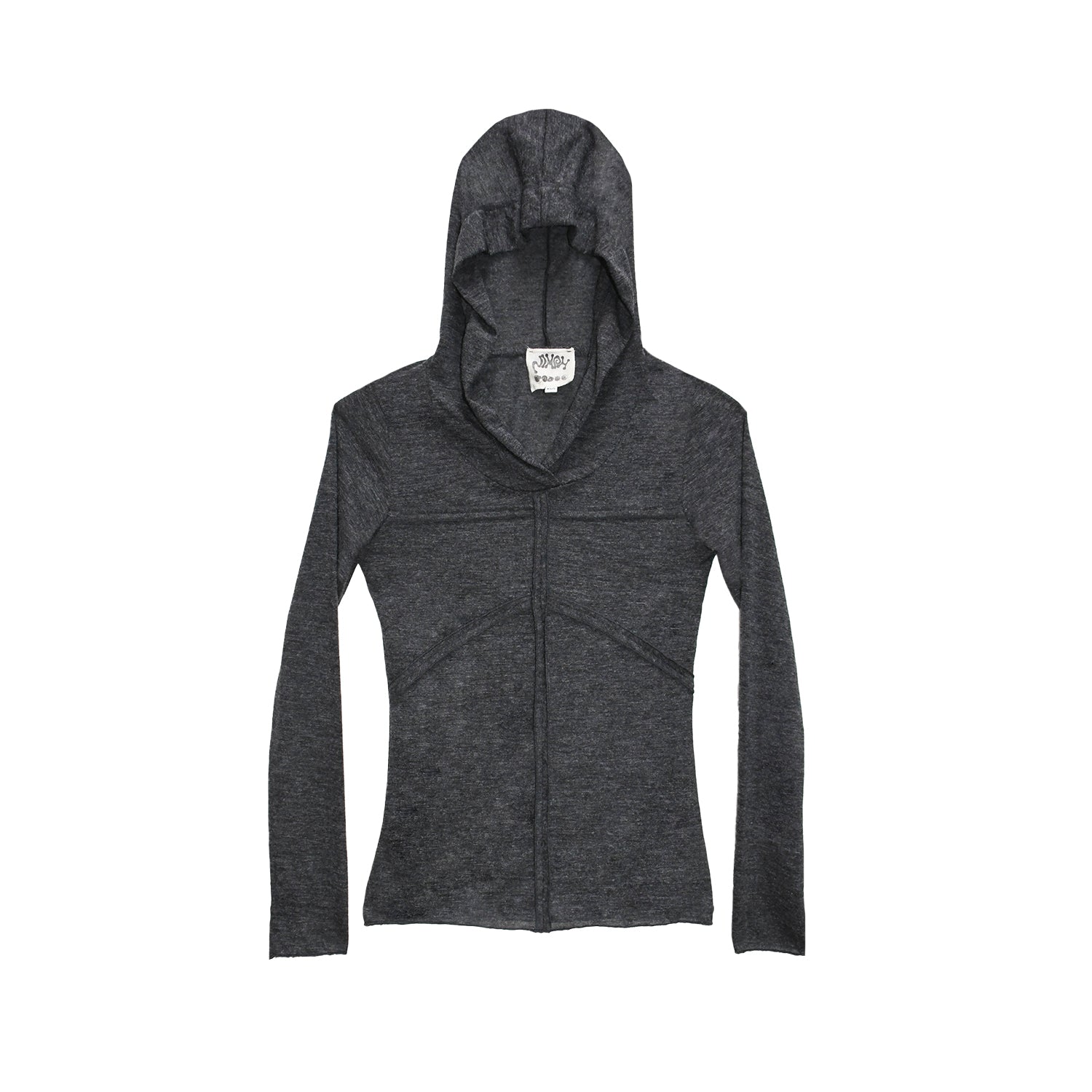 NIMPH - Bella Hooded Top - Dark Grey