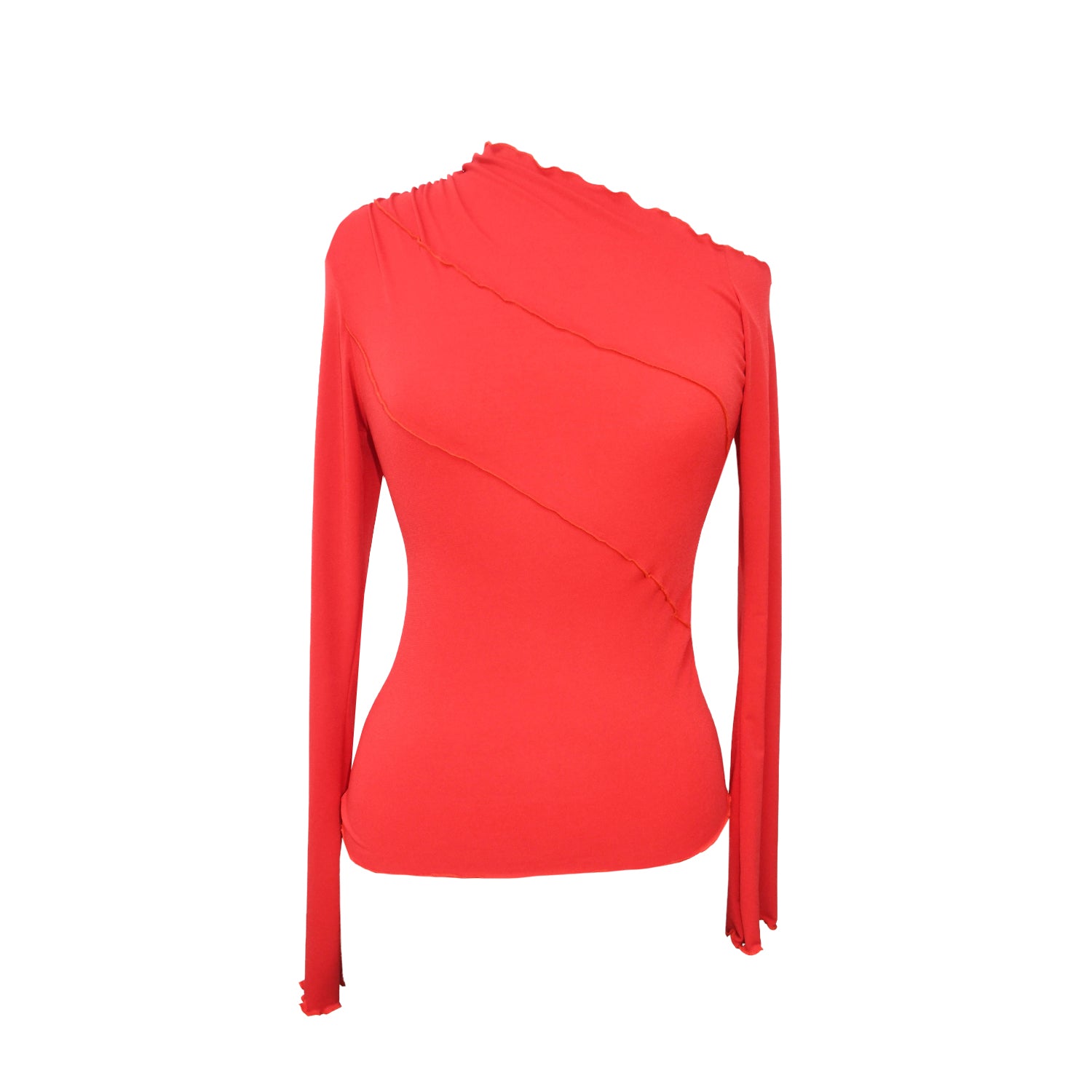 OATS - Long Sleeve Pop Top - Red