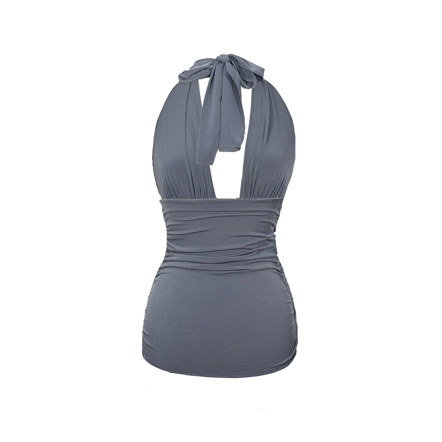 OATS - Halter Top - Charcoal