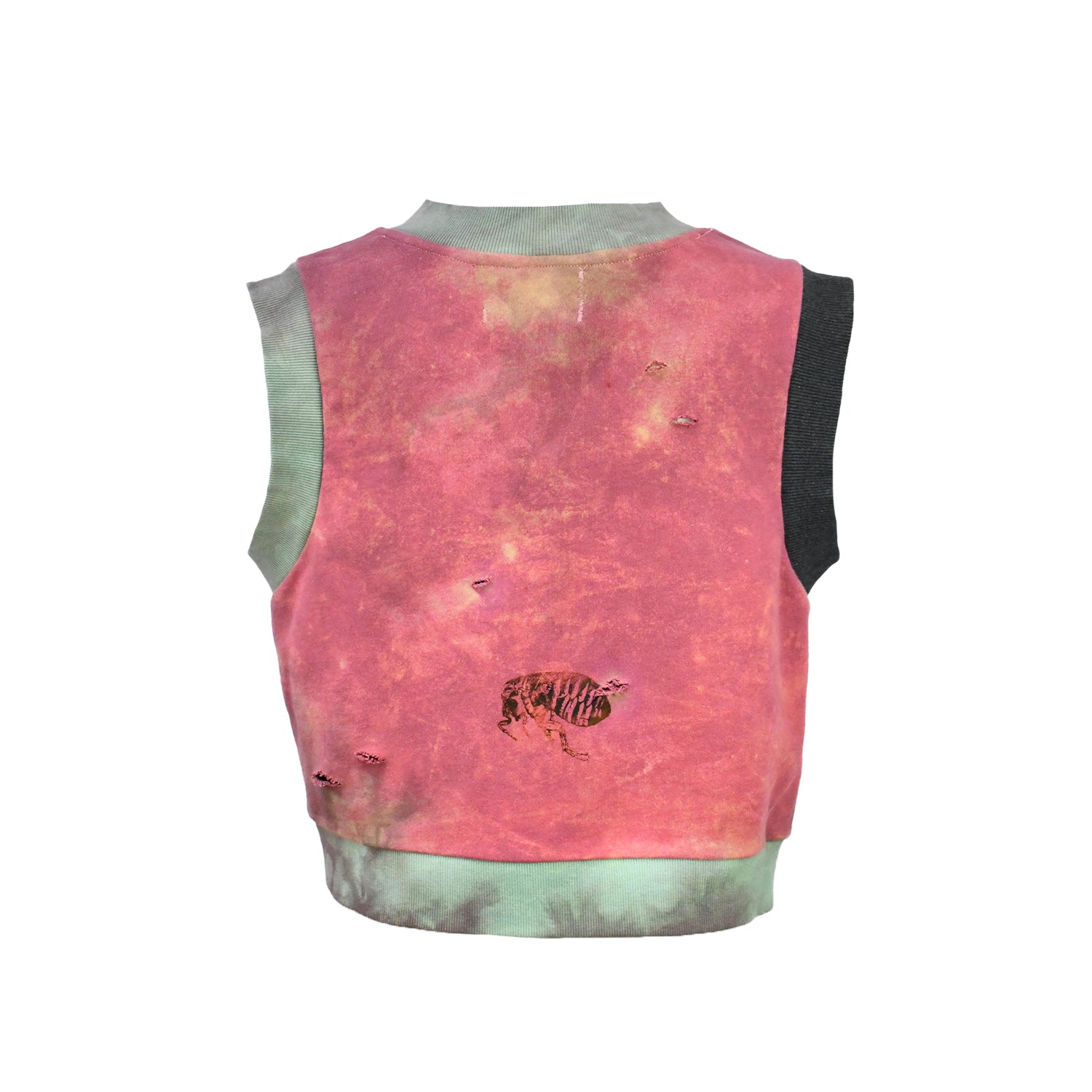 Pocket Money - Argyle Vest - Pink