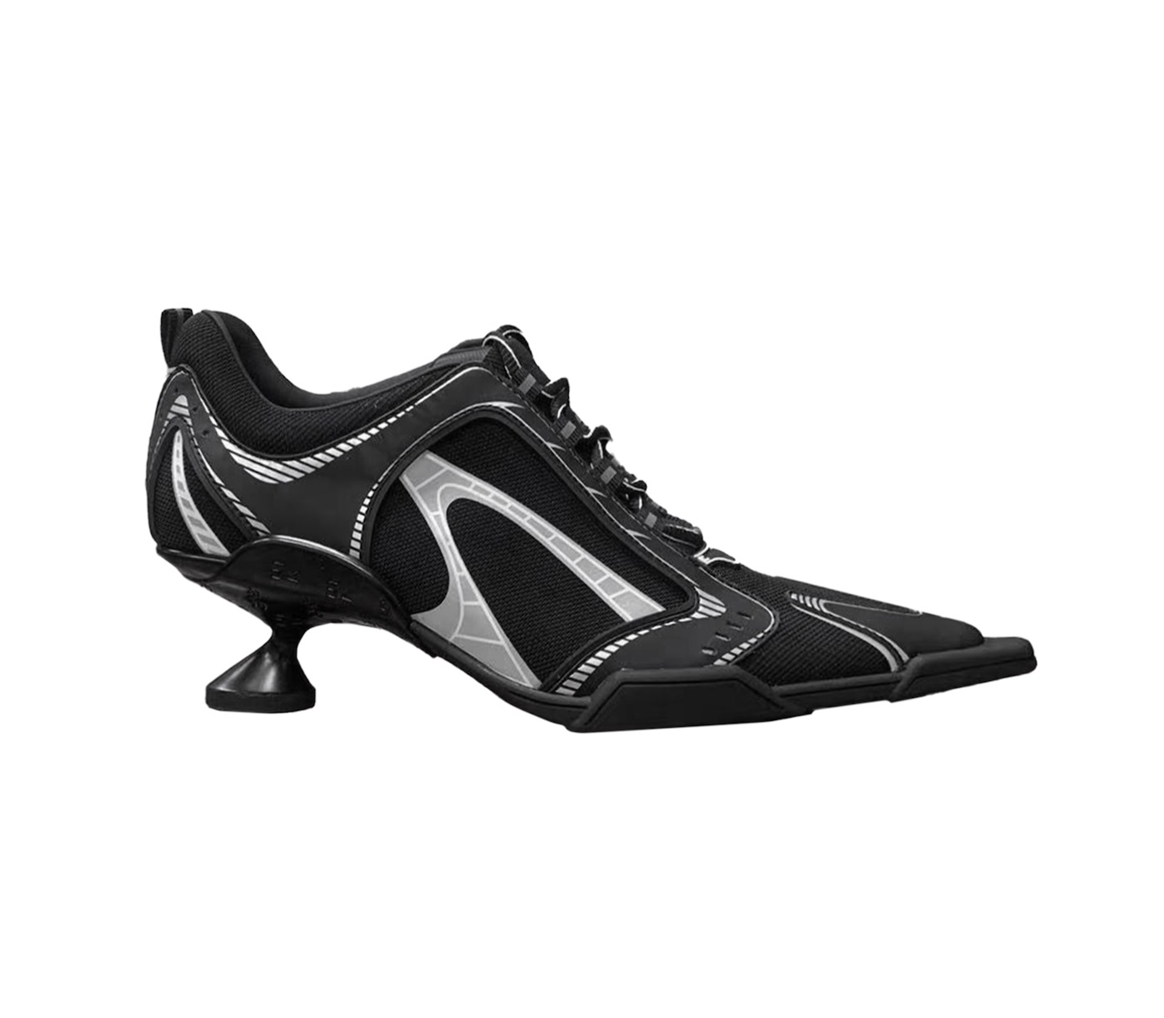 EMPTY BEHAVIOR - Interstellar High Heel Sneaker - Black