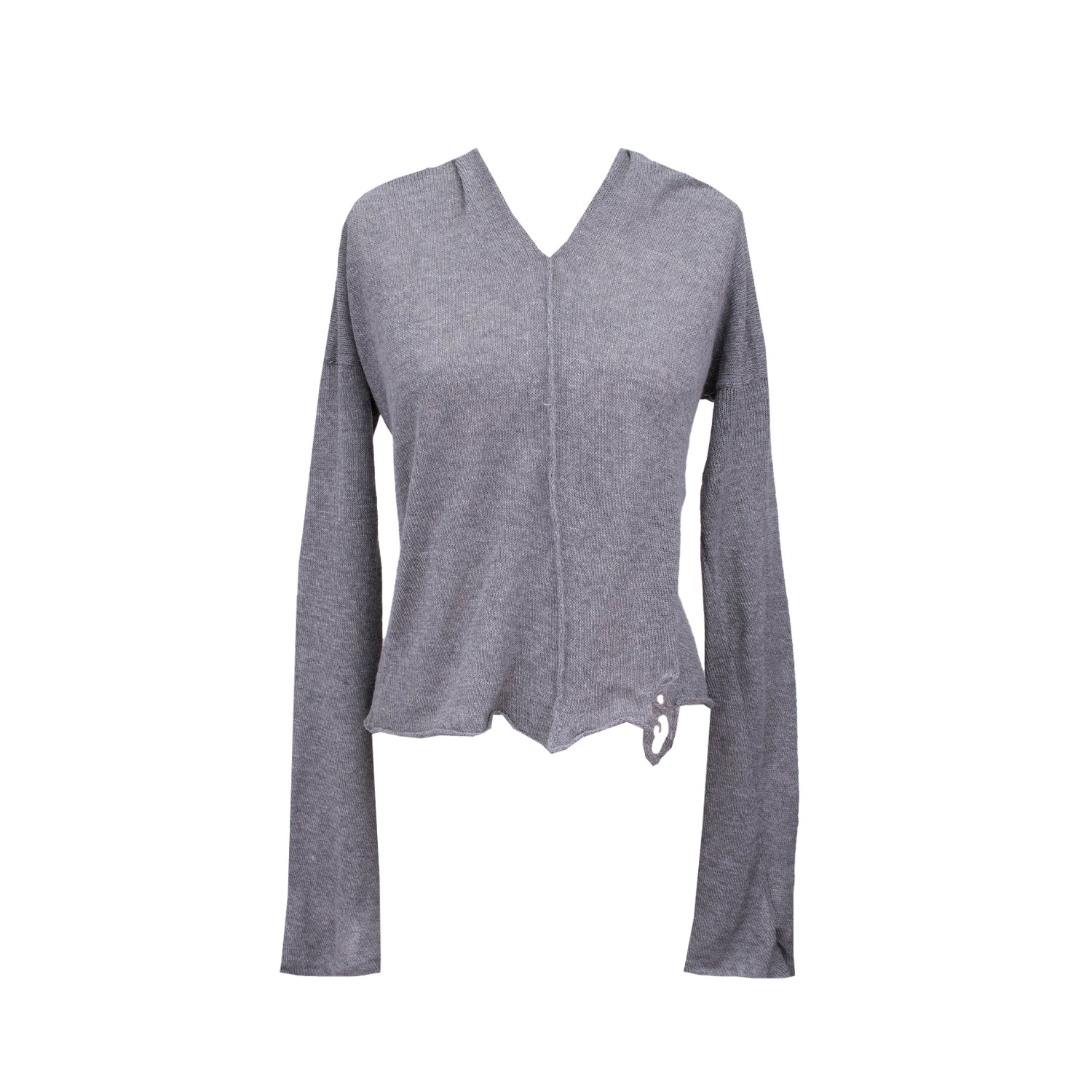 RTAMA - Plain Sweater - Grey