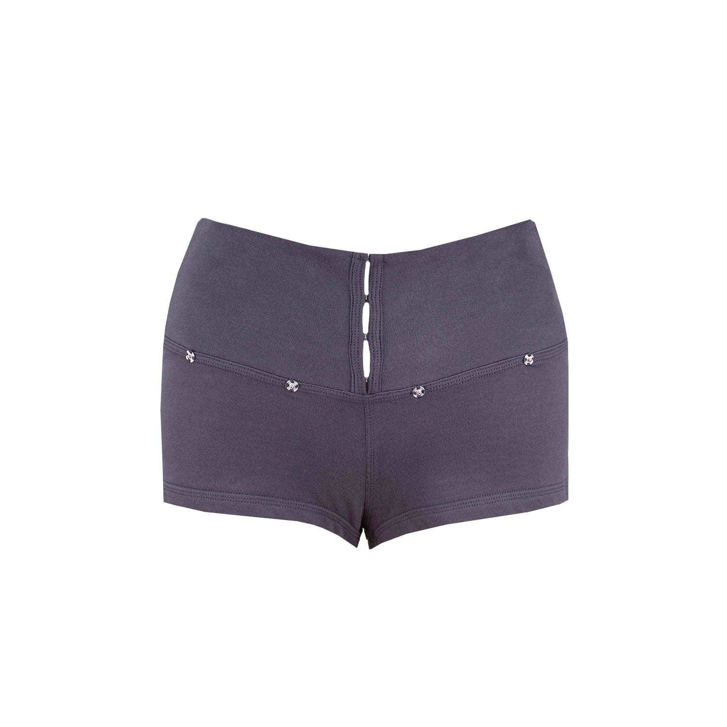 TOILÈ STUDIOS - Layer Midi Skirt + Micro Short - Charcoal