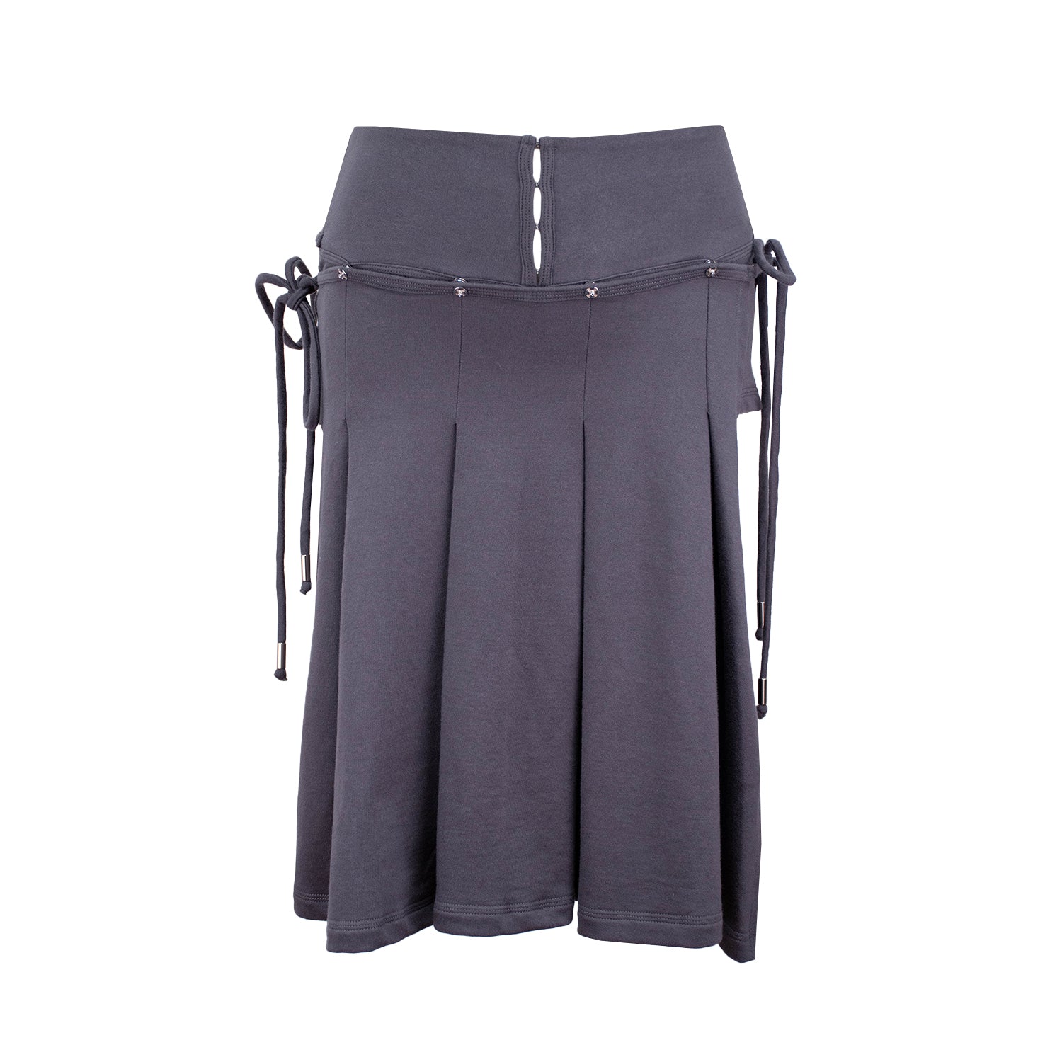 TOILÈ STUDIOS - Layer Midi Skirt + Micro Short - Charcoal