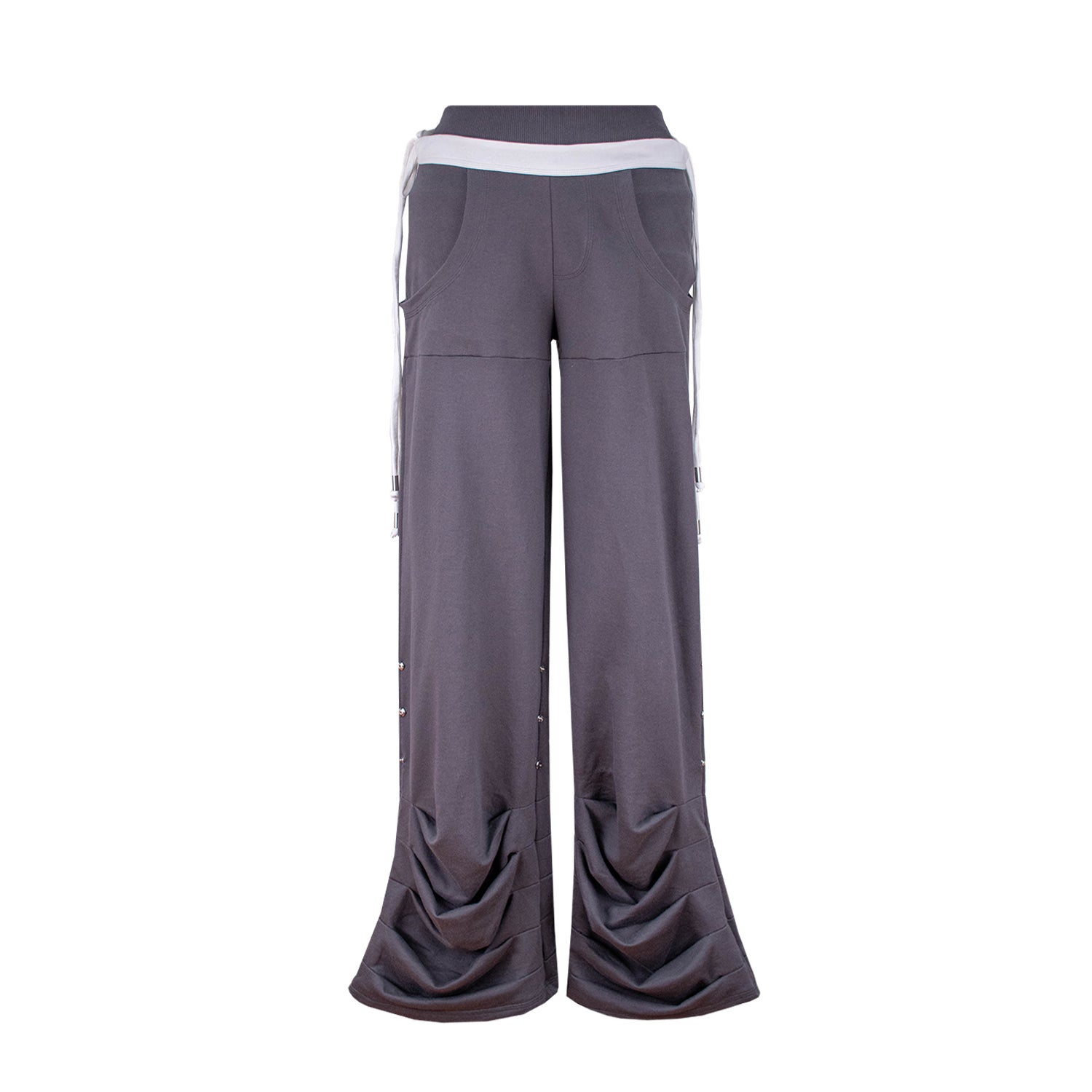 TOILÈ STUDIOS - Detachable Snap Slacks - Charcoal