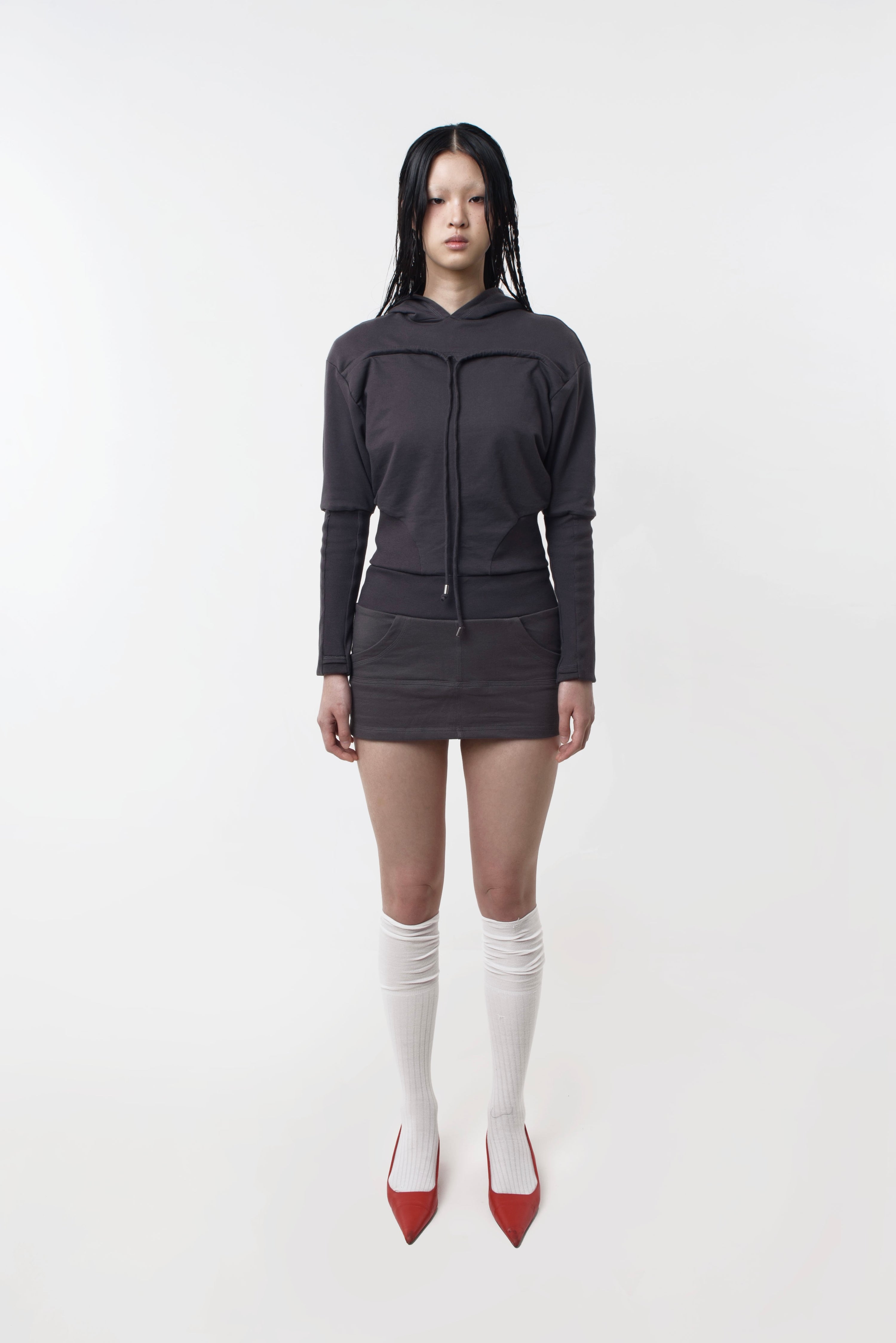 TOILÈ STUDIOS - Slash Hoodie - Charcoal