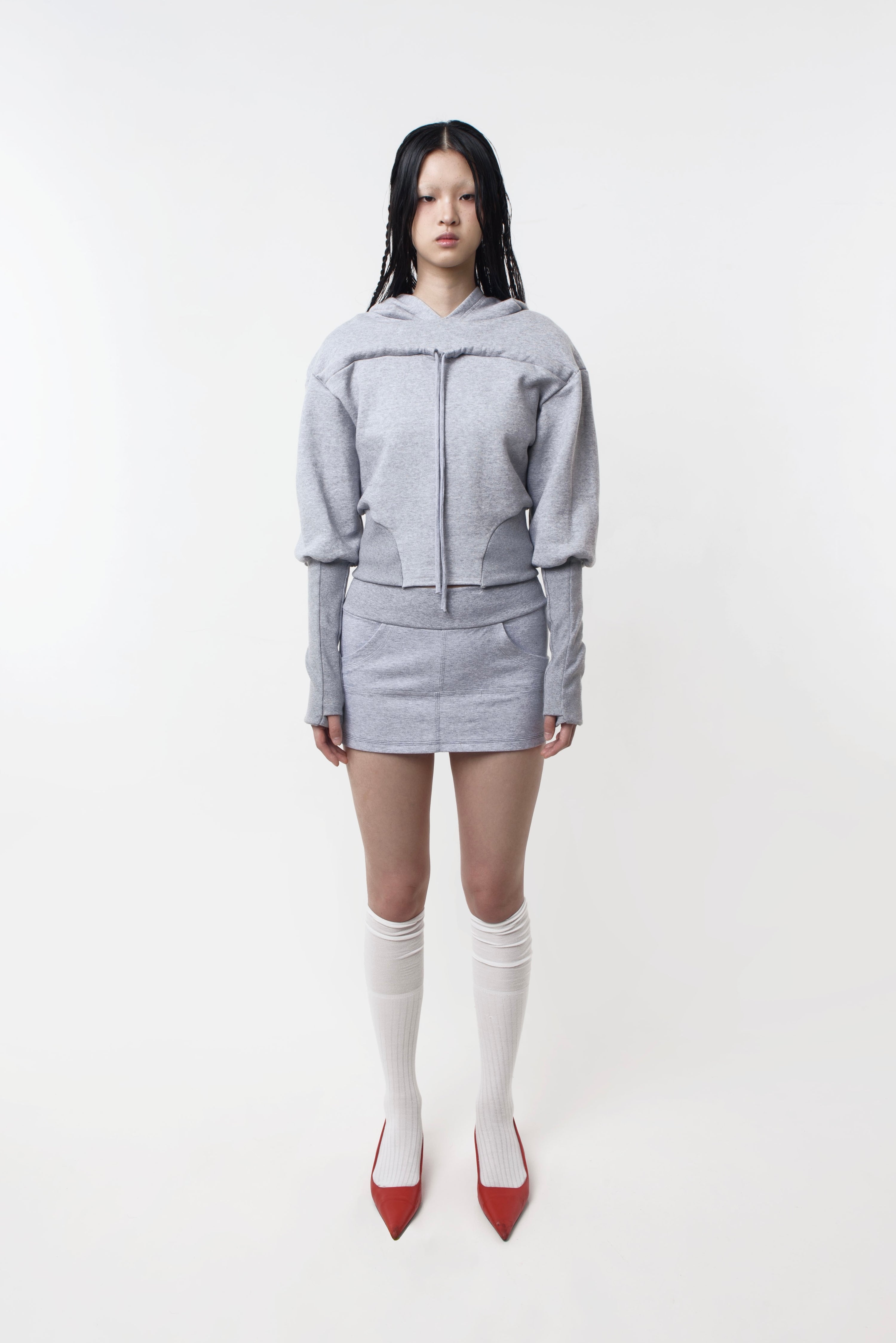 TOILÈ STUDIOS - Slash Hoodie - Grey