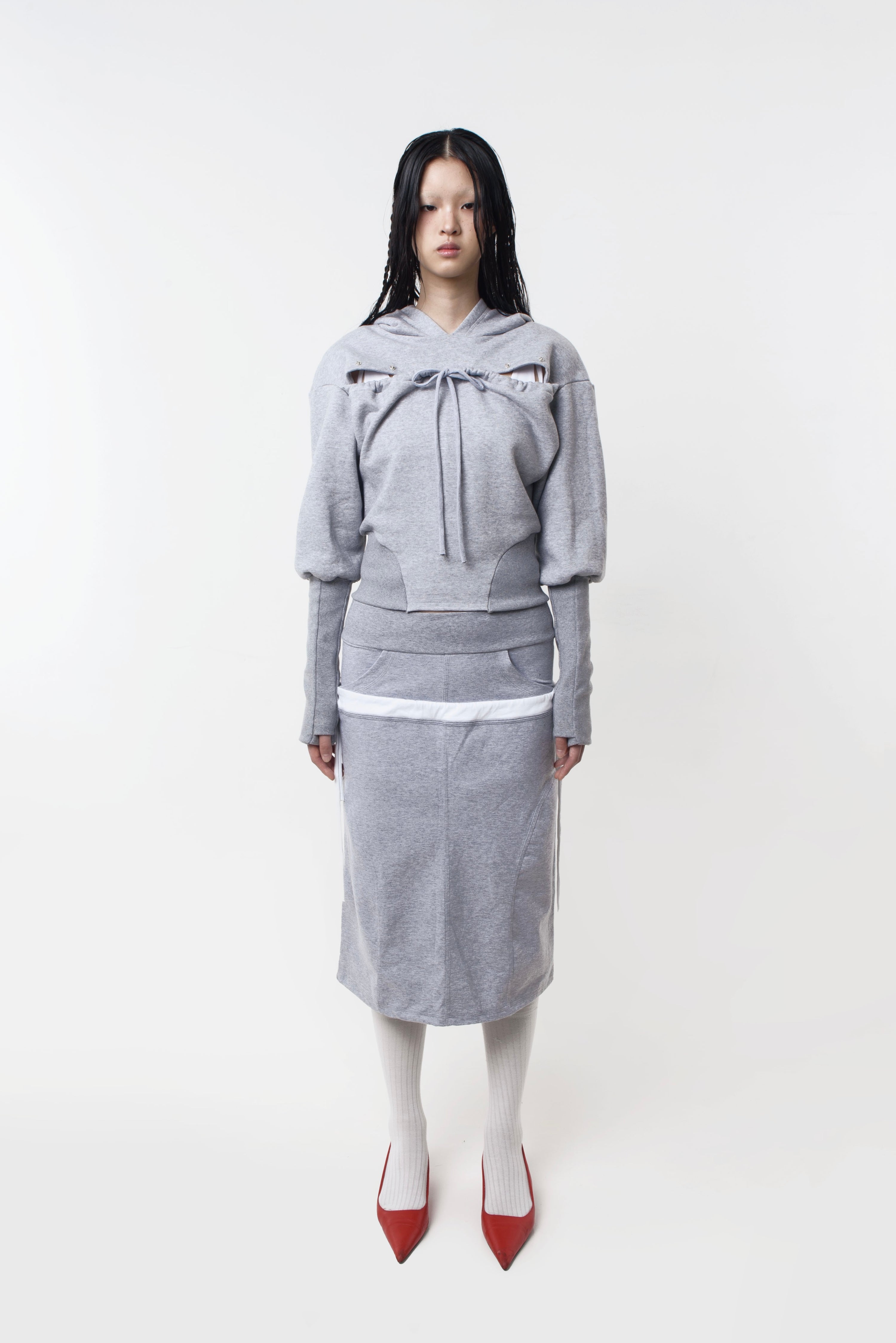 TOILÈ STUDIOS - Slash Hoodie - Grey