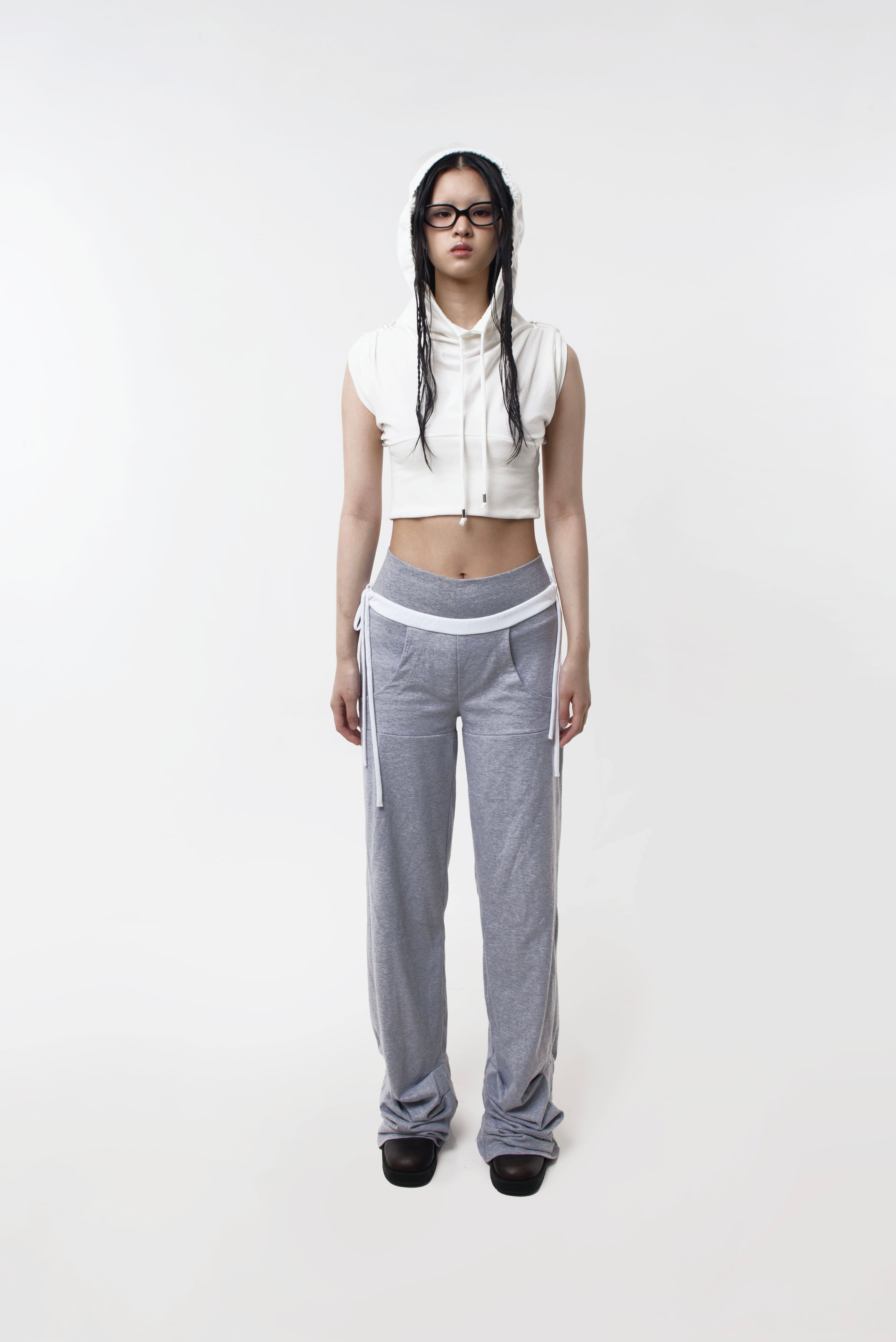 TOILÈ STUDIOS - Detachable Snap Slacks - Grey