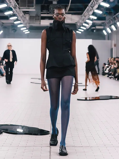 Kahe - Tailored Mini Skirt Black