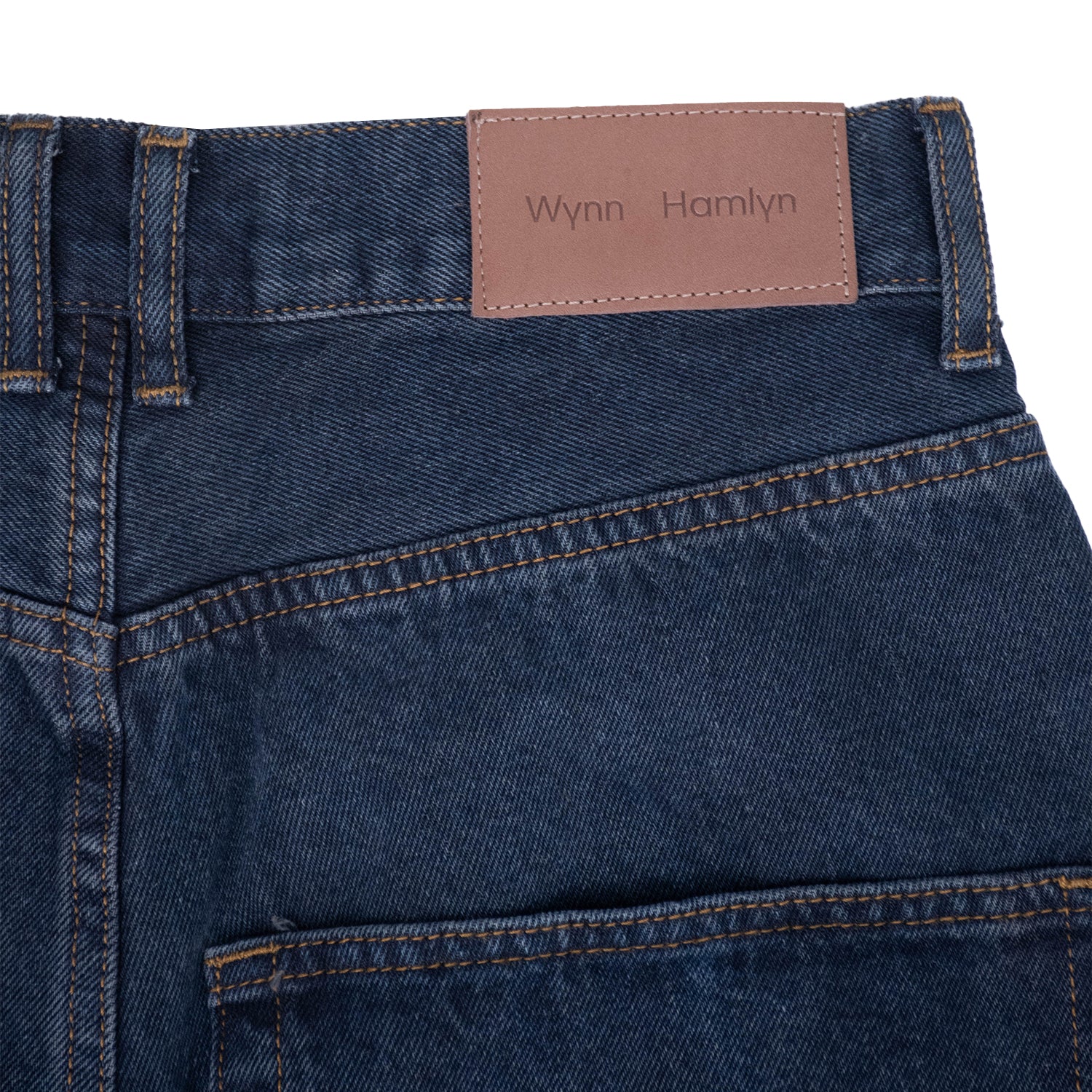 Wynn Hamlyn - Button Fly Classic Jeans - Dark Wash Indigo