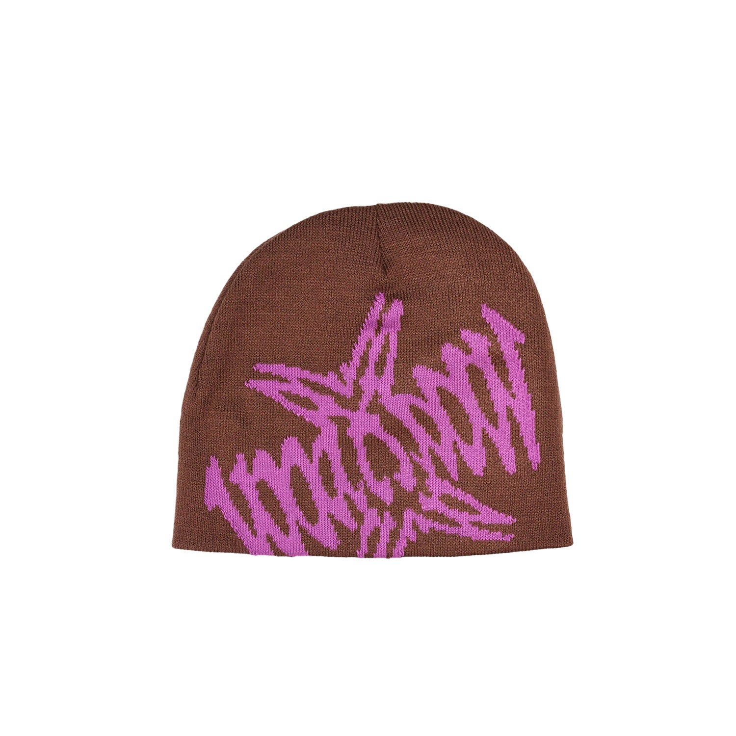 WOAT - Symmetry & Reflection Beanie - Brown/Purple