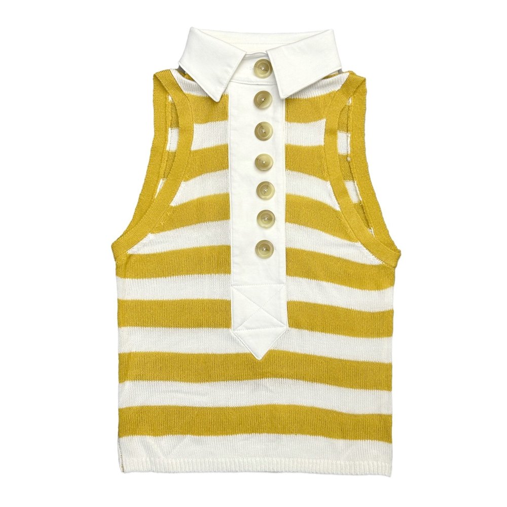 Ben Doctor - Assym Collard Knit Tank