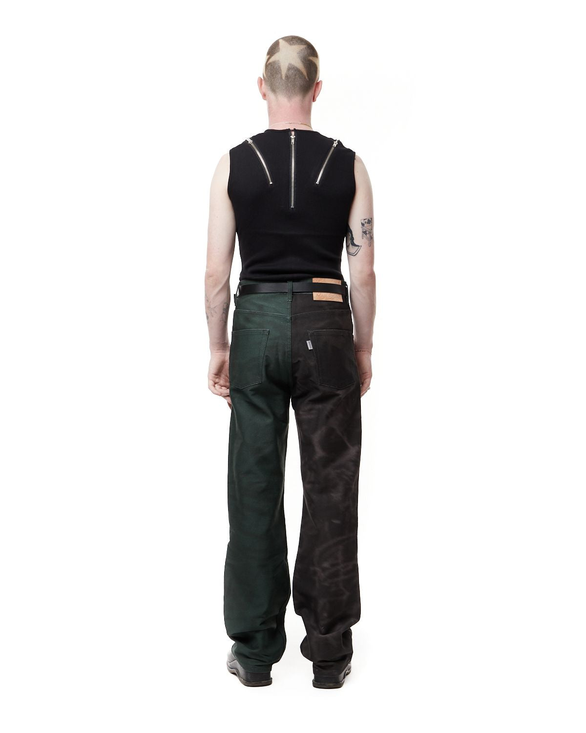 SERAPIS - Split Draw Uni Denim Pant