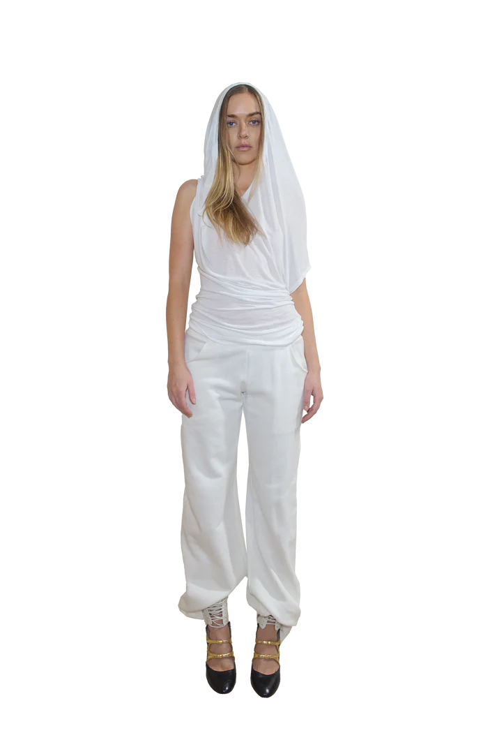 Olivia Rowan - Liquid Tee - White