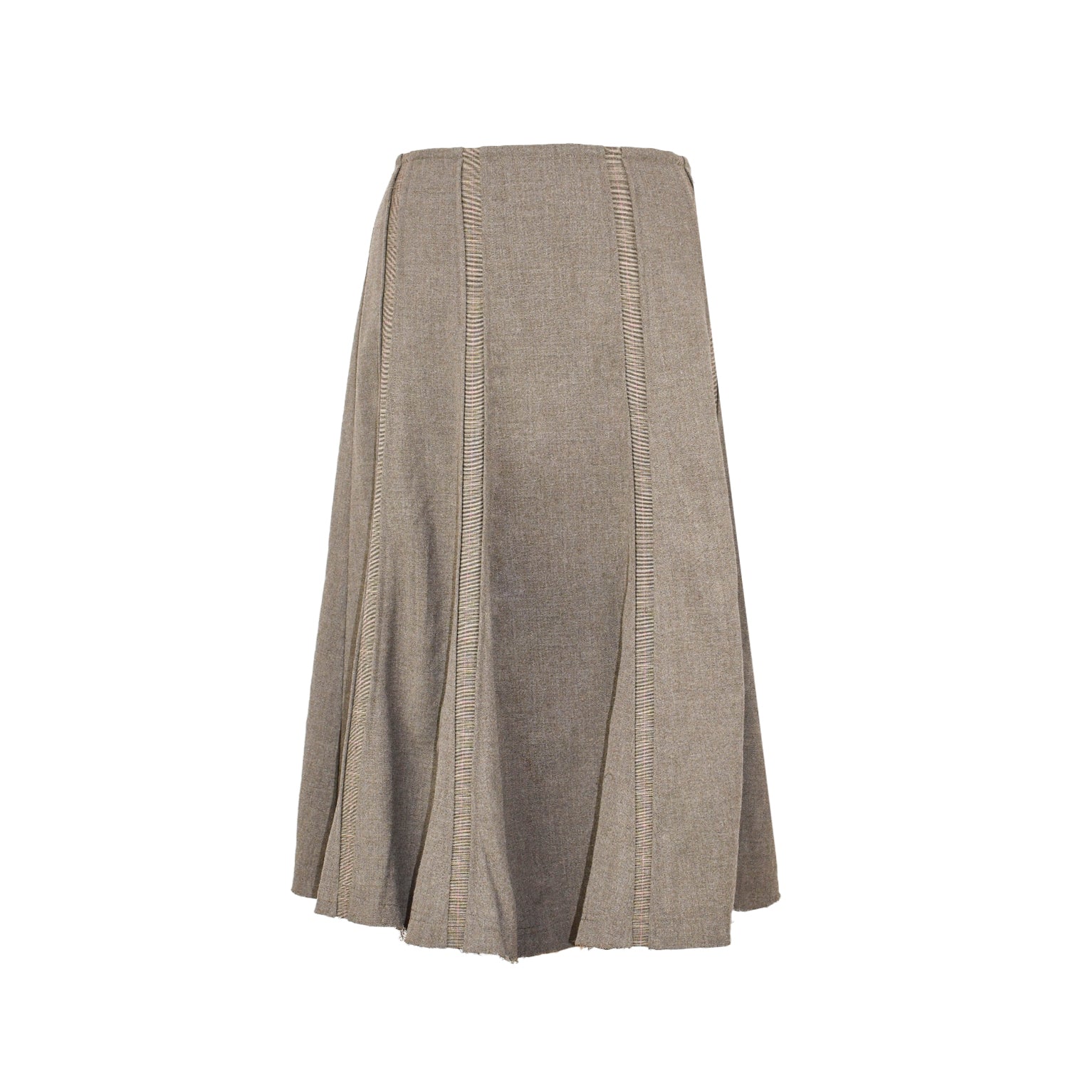 greta garmel grey mid length_skirt