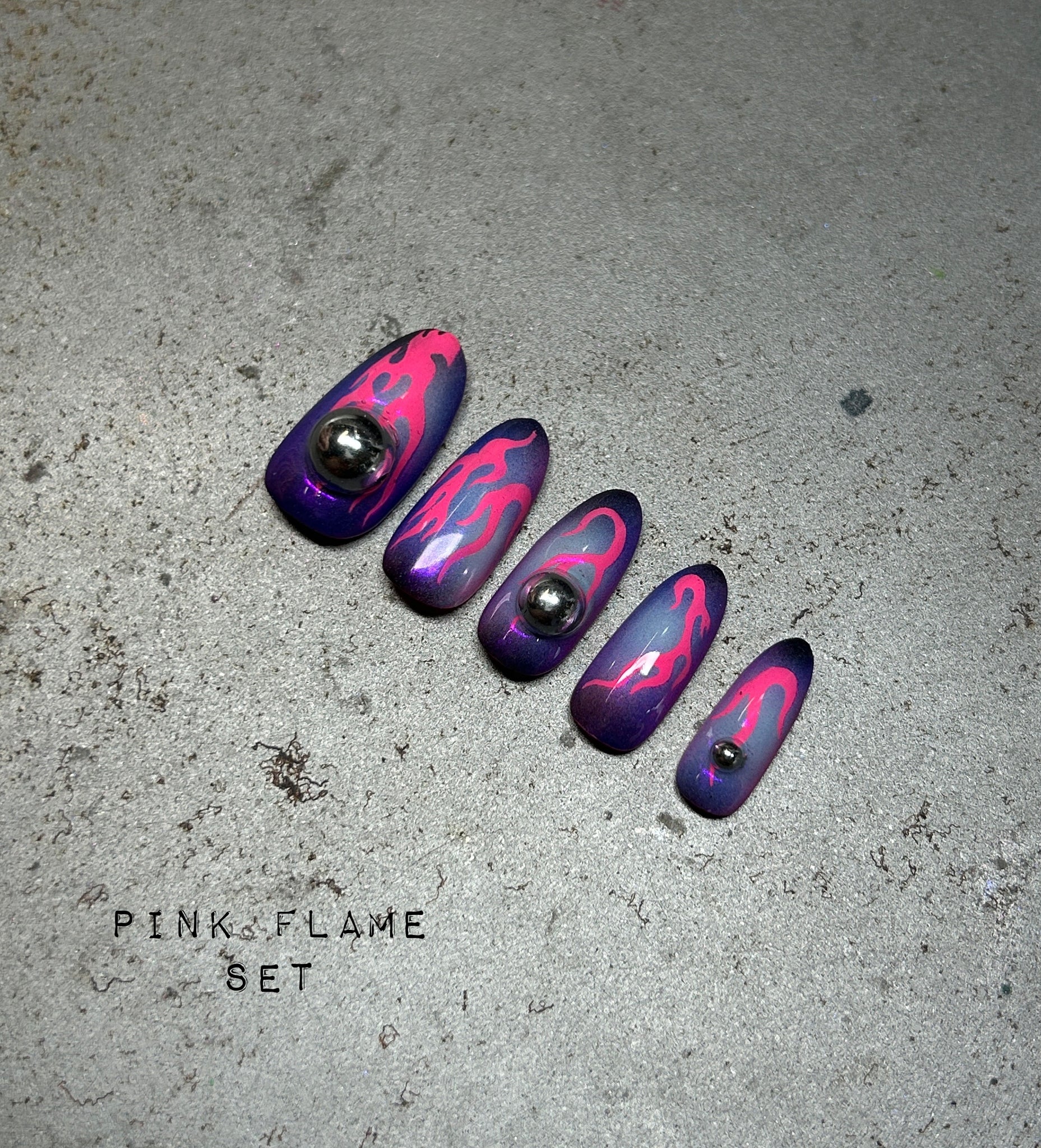 Slower Hands - Pink Flame Set