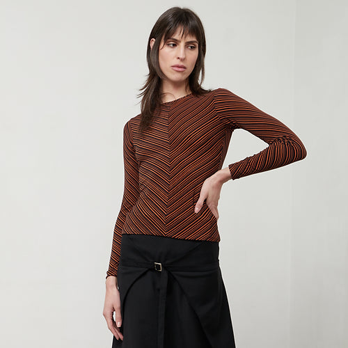 Kahe - Cross The Line Top - Orange