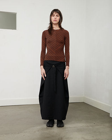 KAHE - The Tie Me Down Skirt - Black