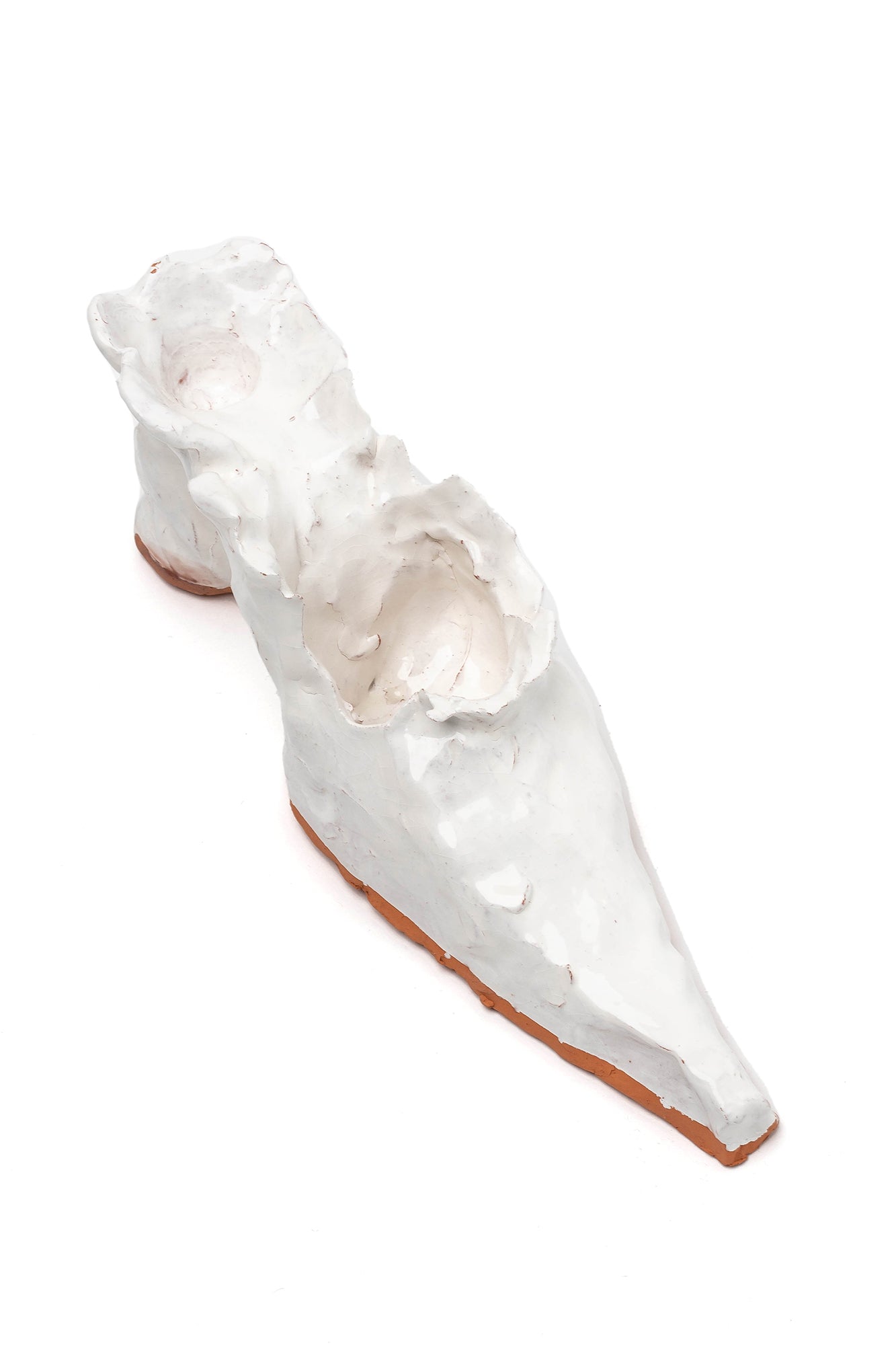 CARLA MILENTIS - Ceramic White Heel Sculpture - Error404store