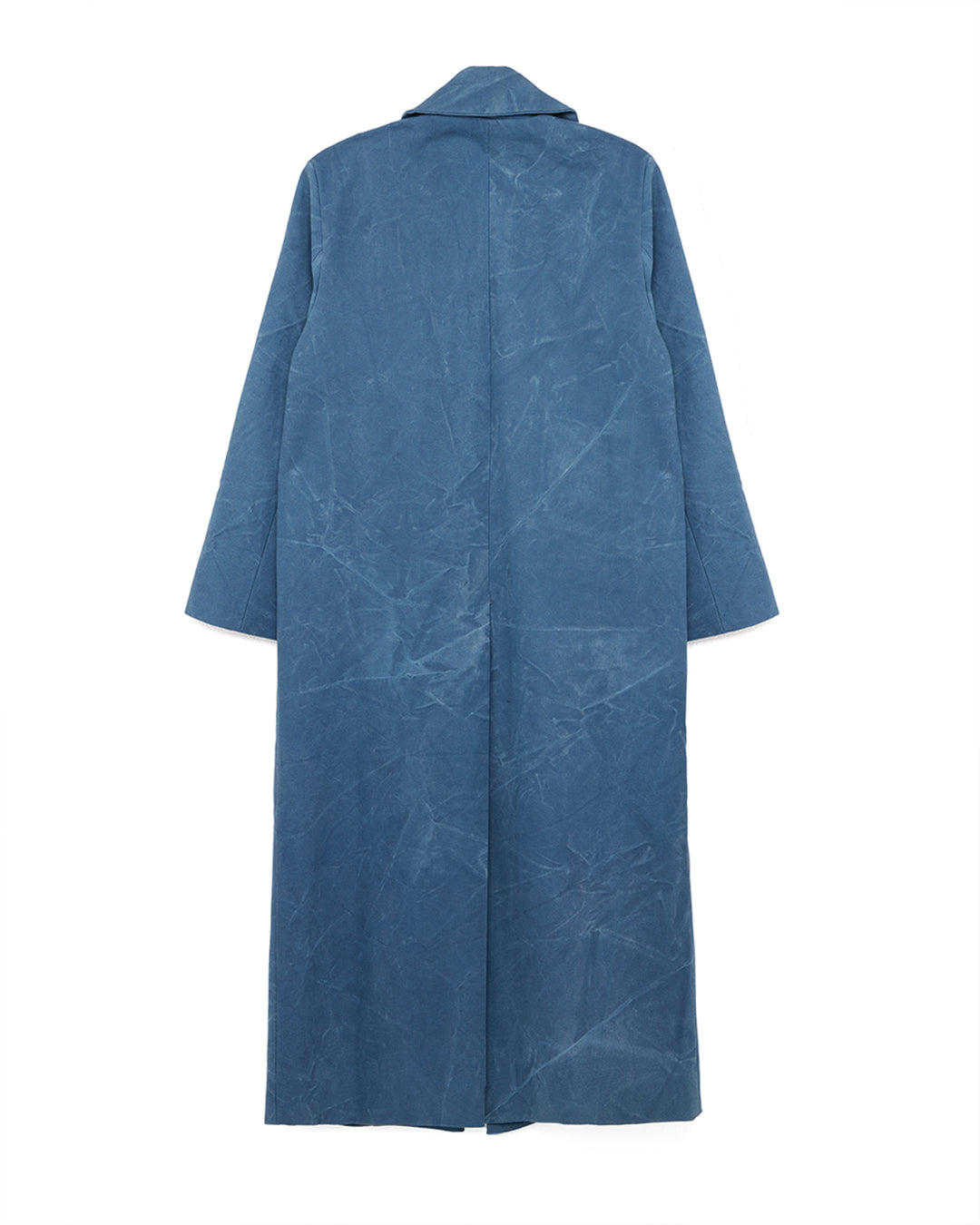 SERAPIS - Salt Dyed Blue Trench Coat - Error404store