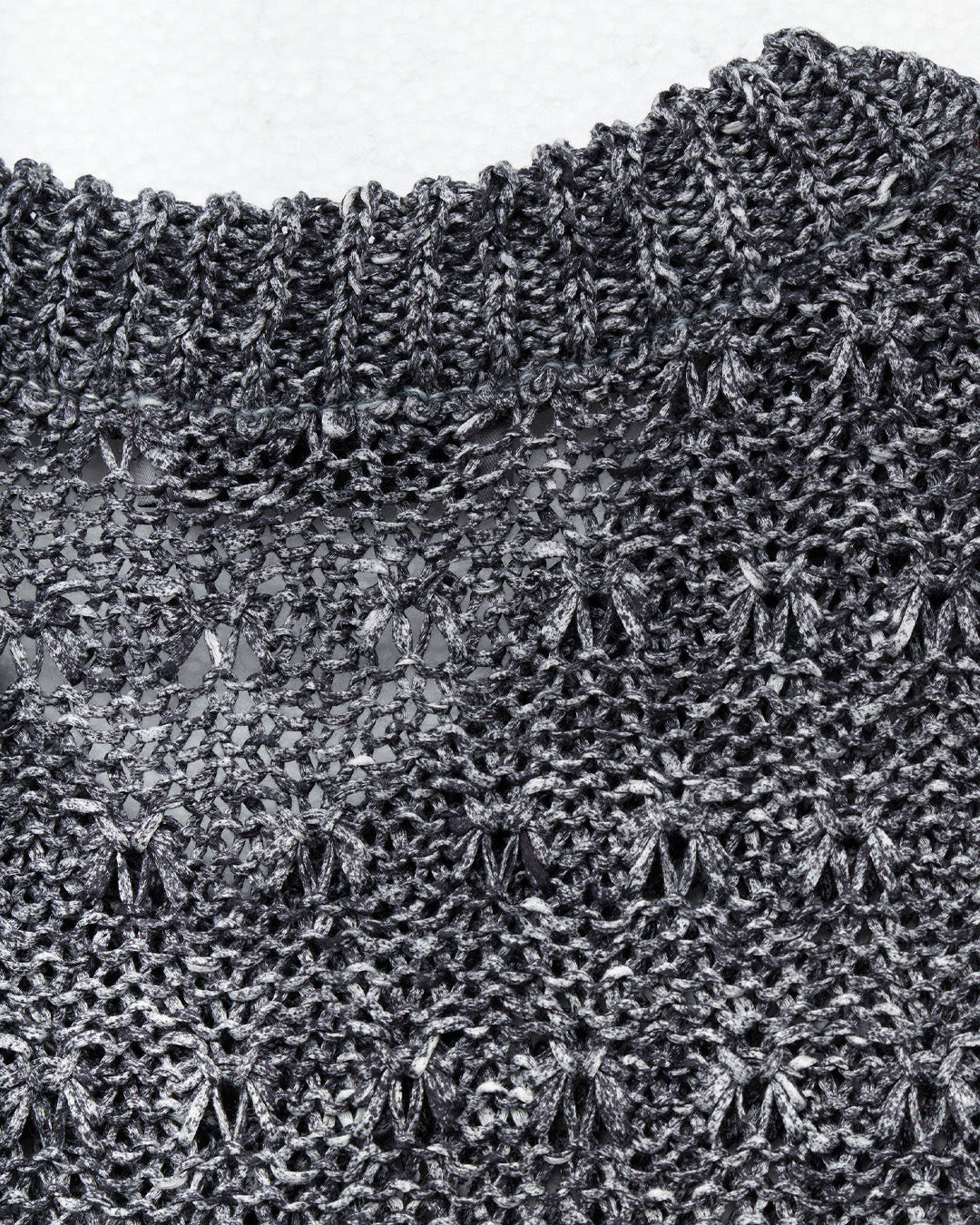SERAPIS - Knit Vest Oil Spill Grey